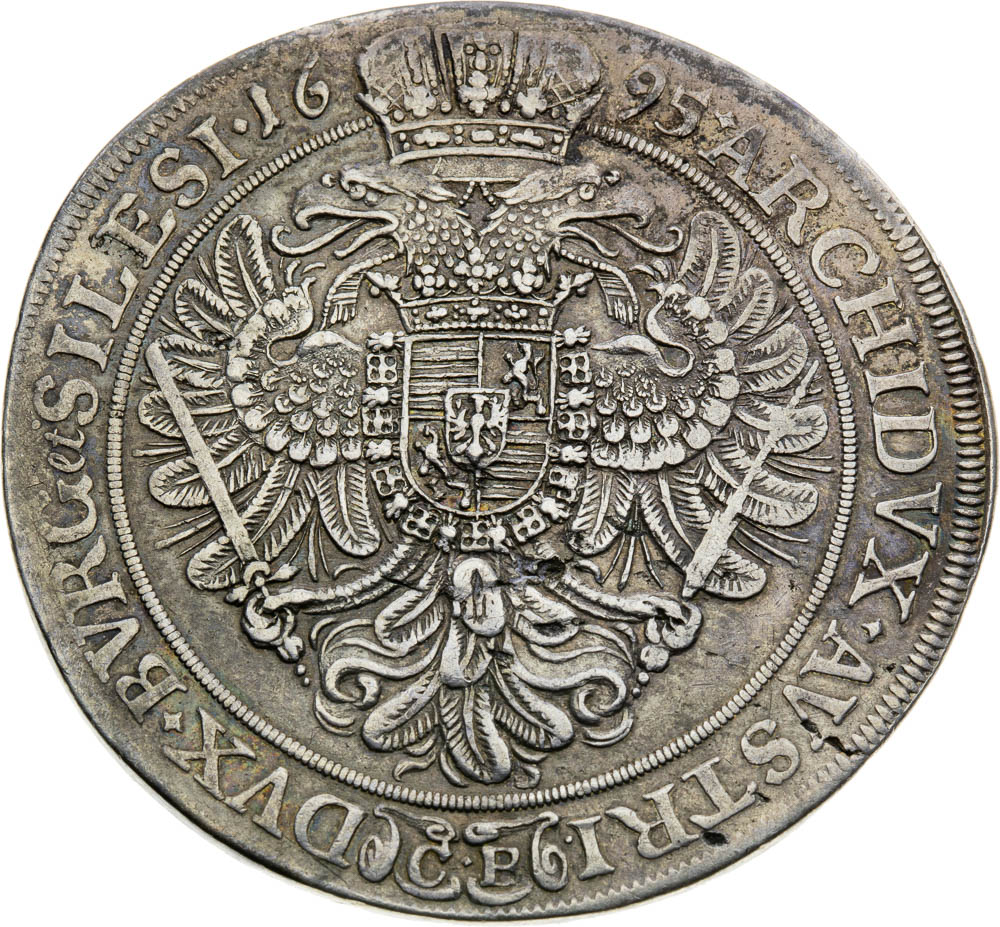 1/2 Taler 1695 - back