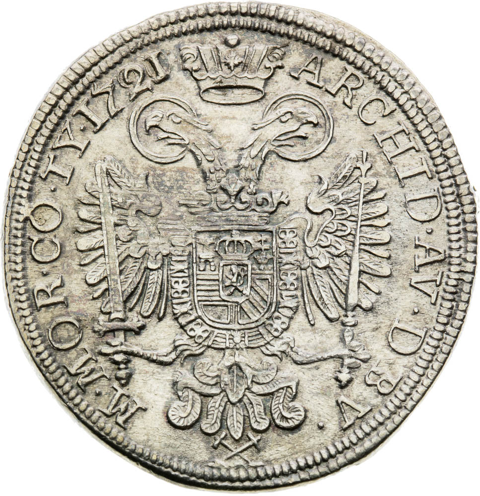 1/2 Taler 1721 - back