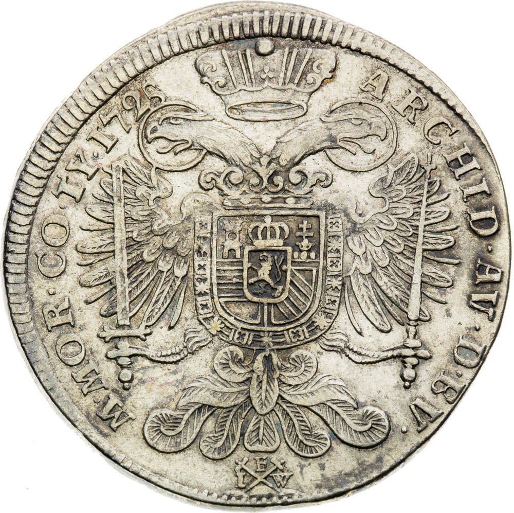 1/2 Taler 1725 - back