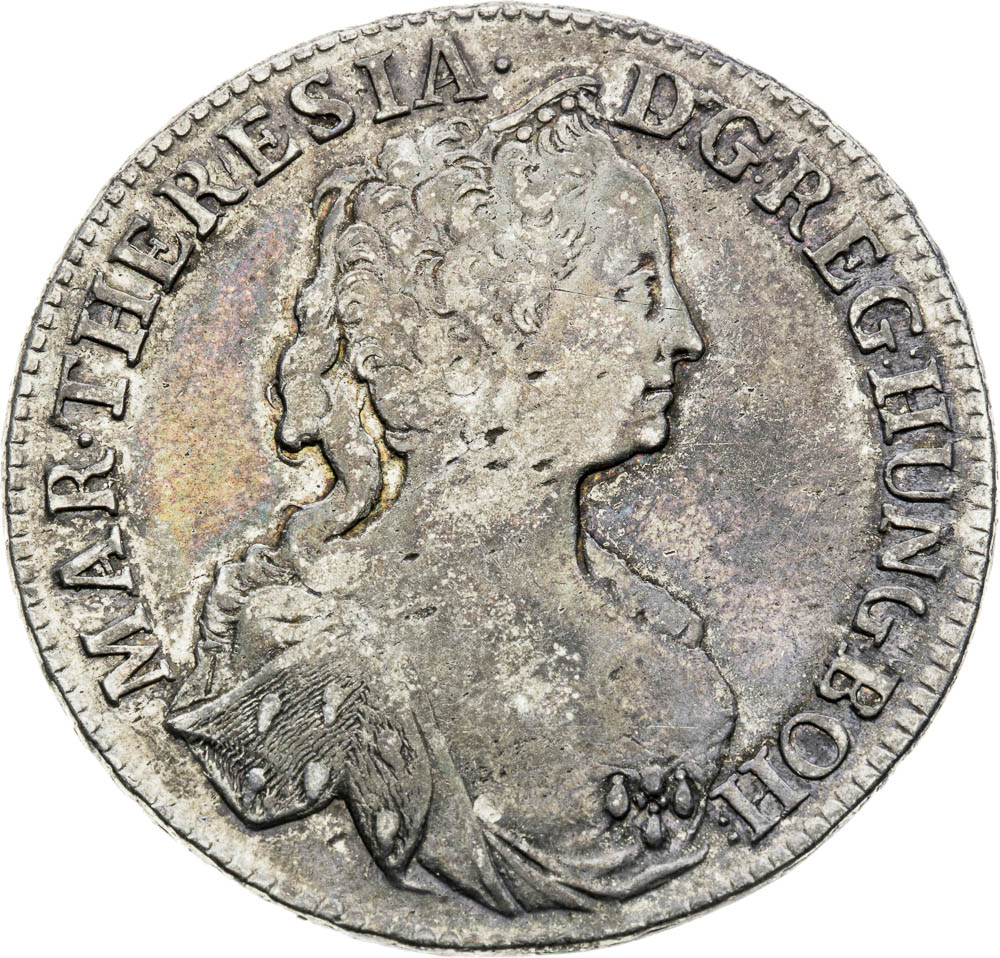 1/2 Taler 1745 - front