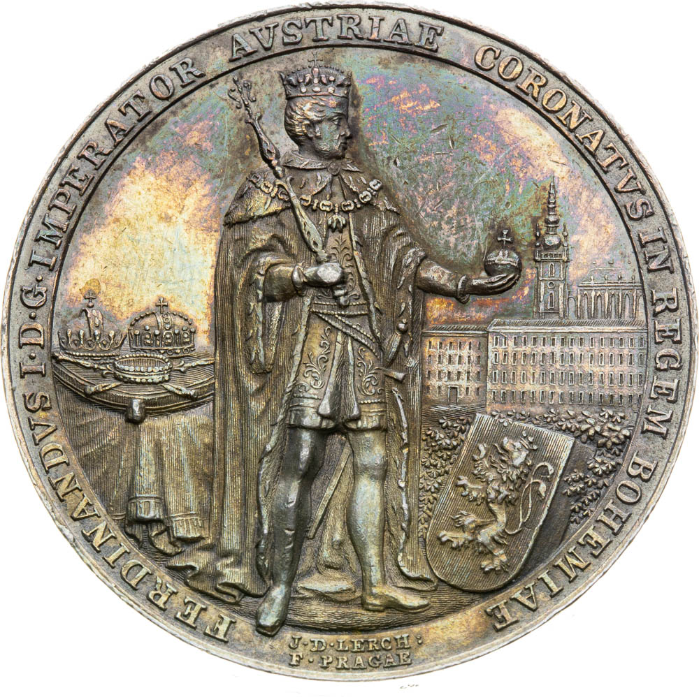 Stříbrná medaile 1836 (tlustý odražek) - avers