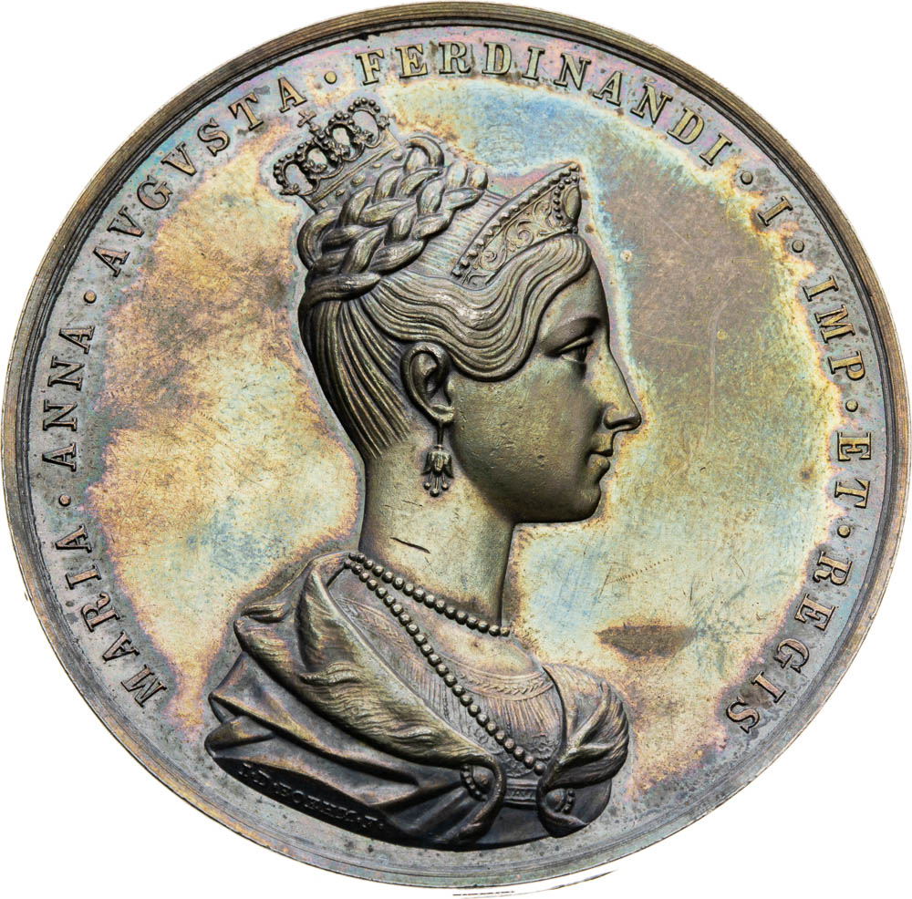 Stříbrná medaile 1836 - avers