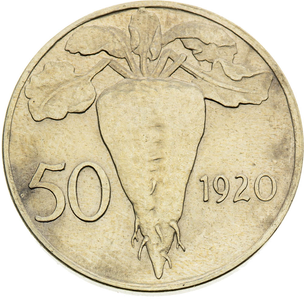 50 Stotin 1920 - back