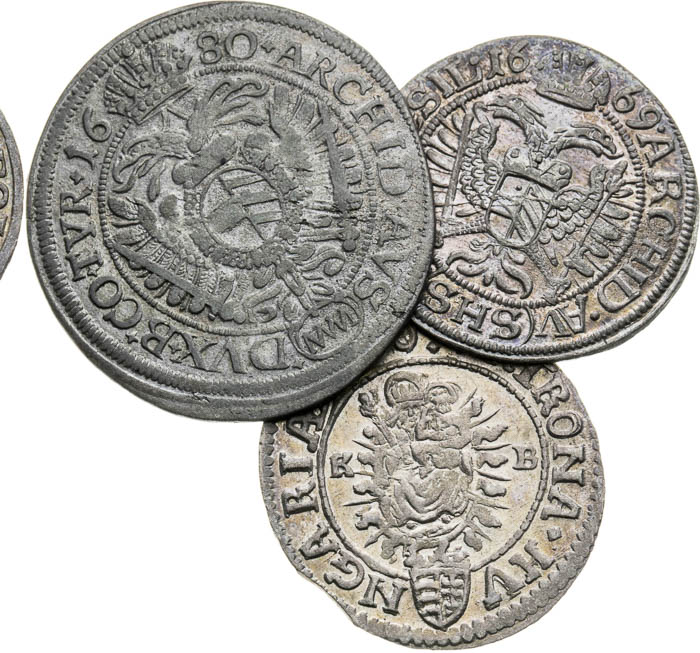 Silver coins (3 pcs) - back