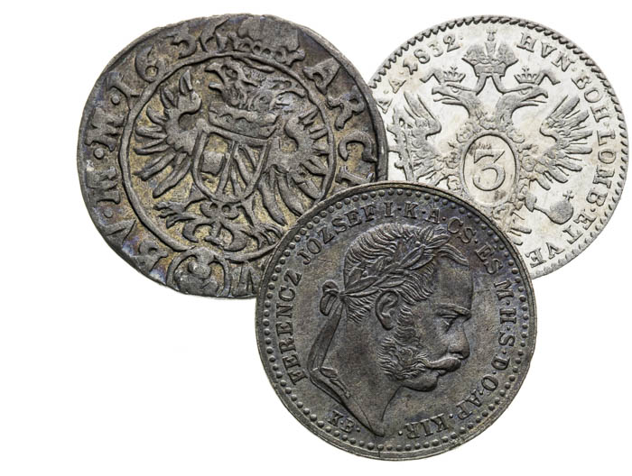Silver coins (3 pcs) - back