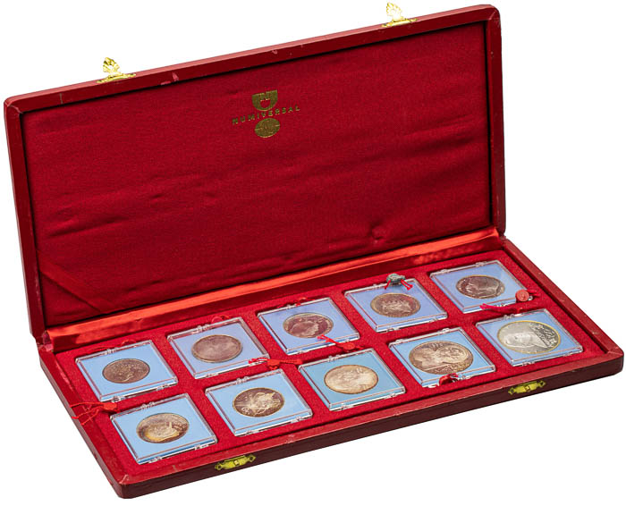 Silver coins (10 pcs) - front