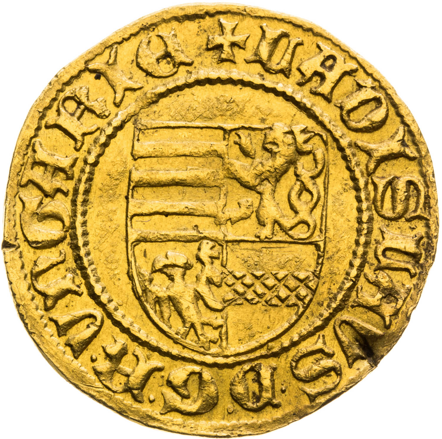 Dukát (1453) - averz