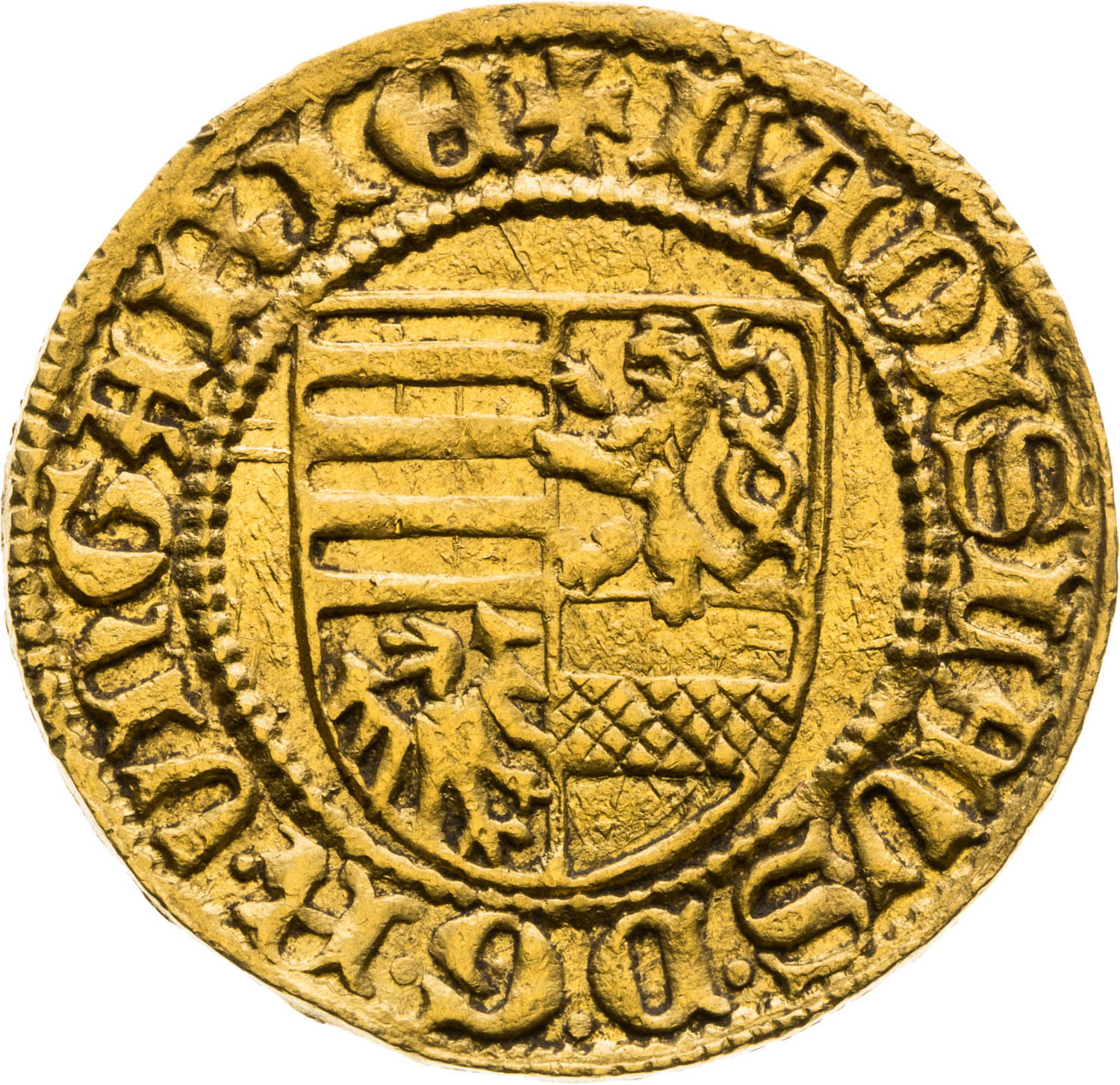 Dukát (1454) - averz