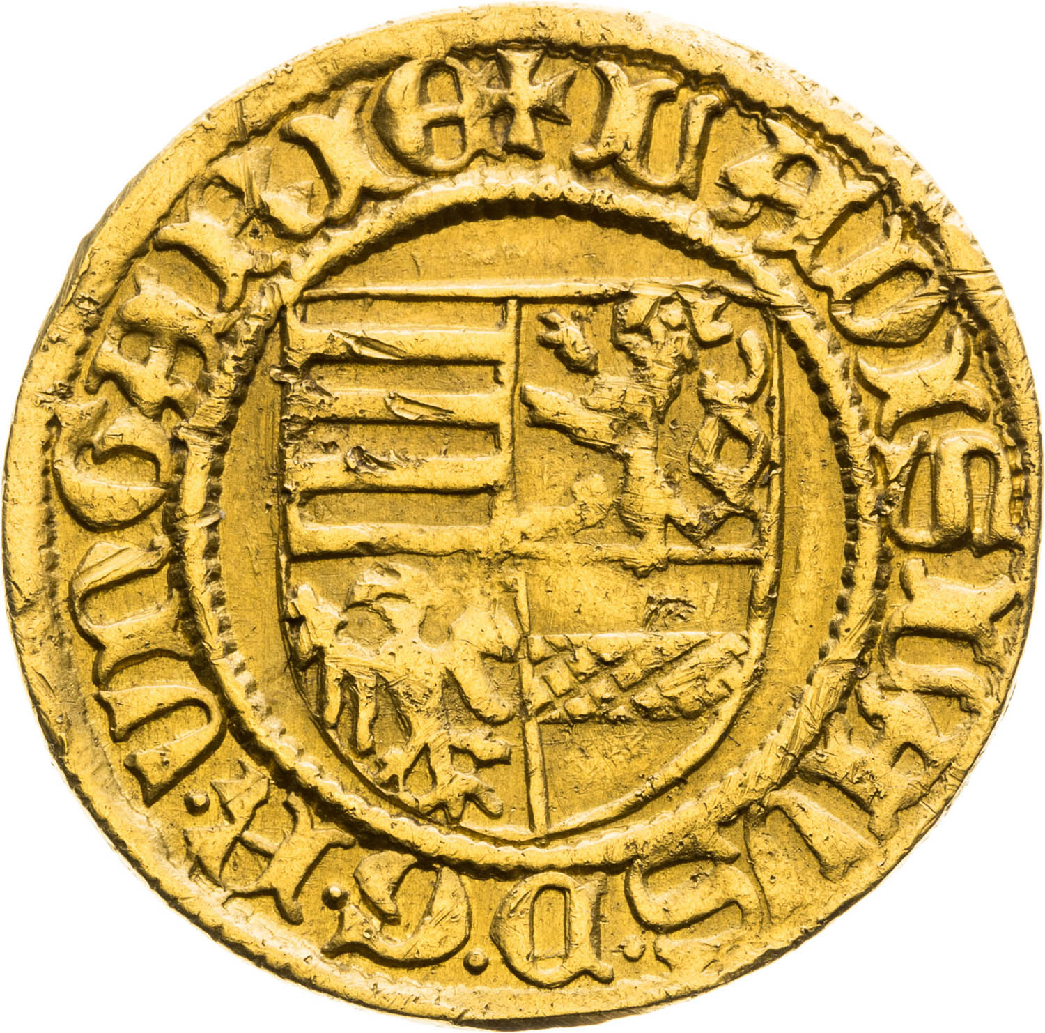 Dukát (1447-1451) - averz