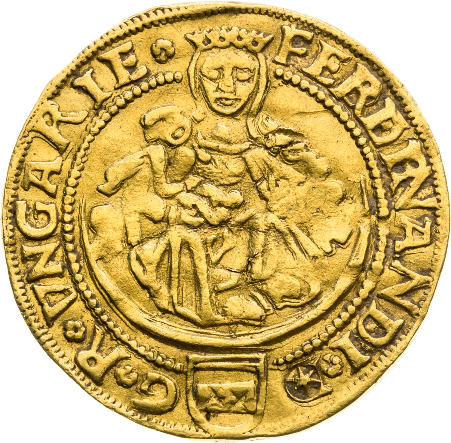 Dukát 1527 - avers