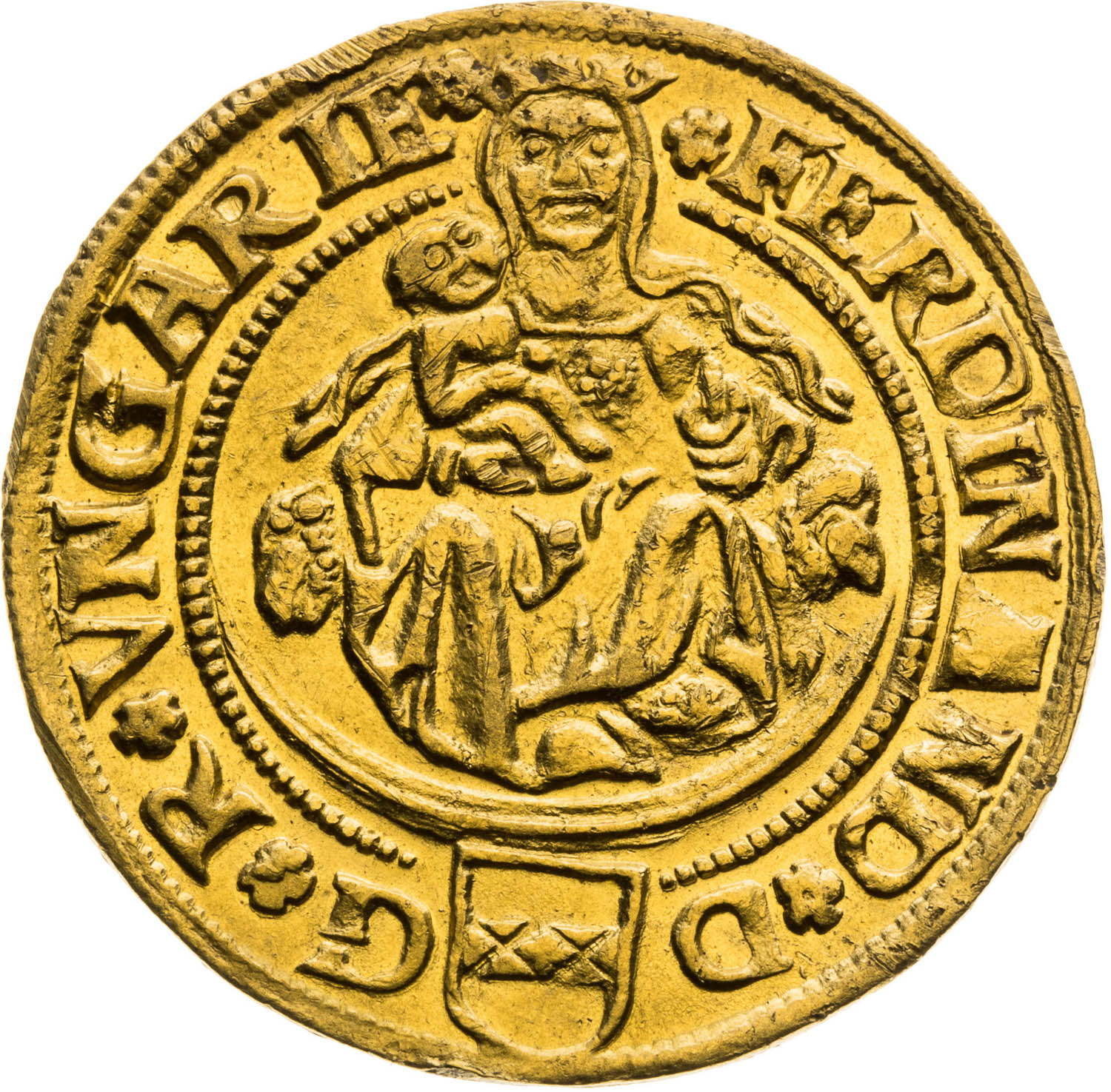 Dukát 1538 - avers