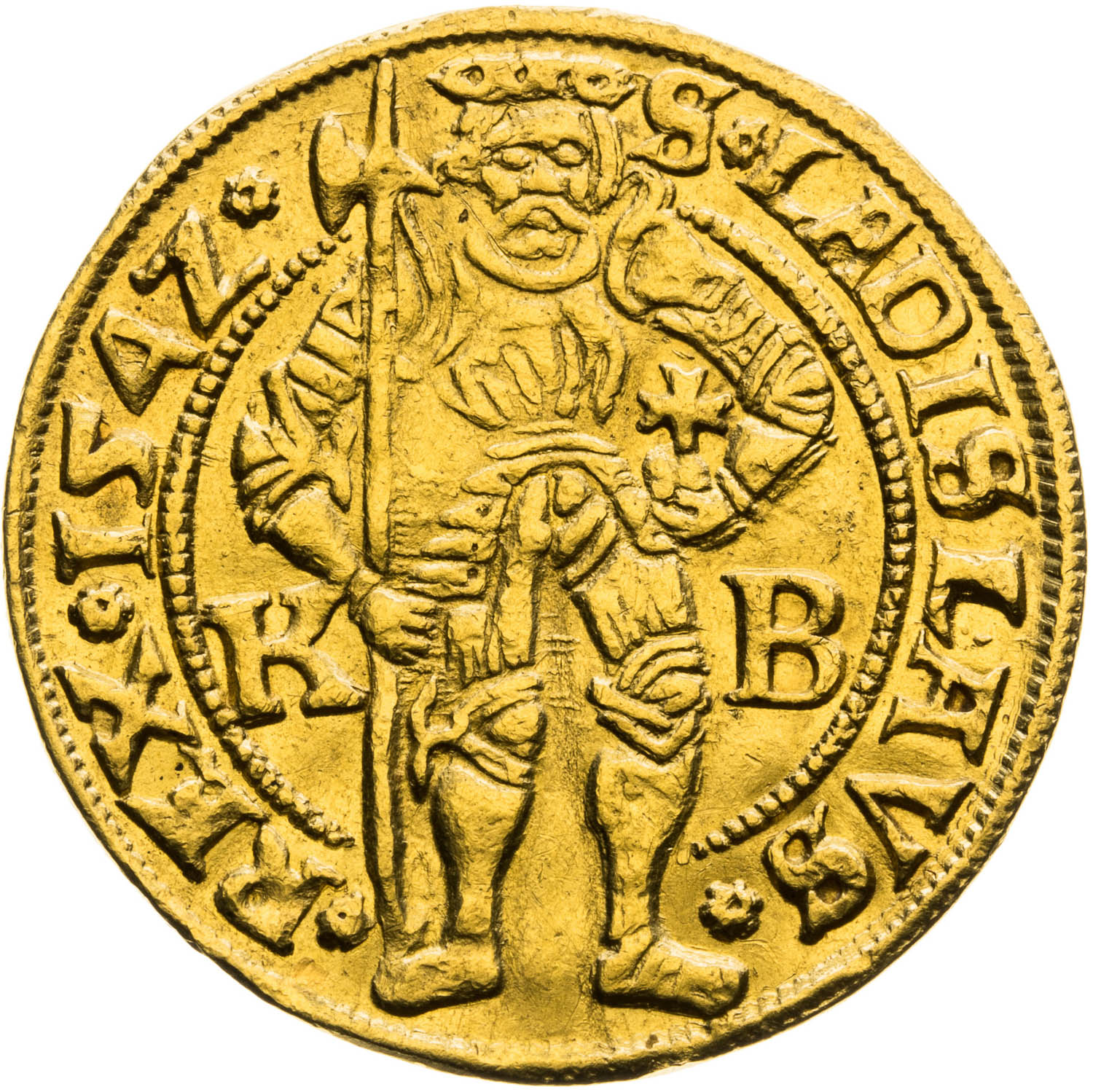 Dukát 1542 - revers
