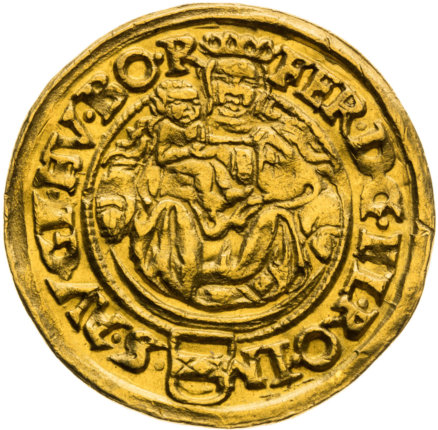 Dukát 1563 - avers