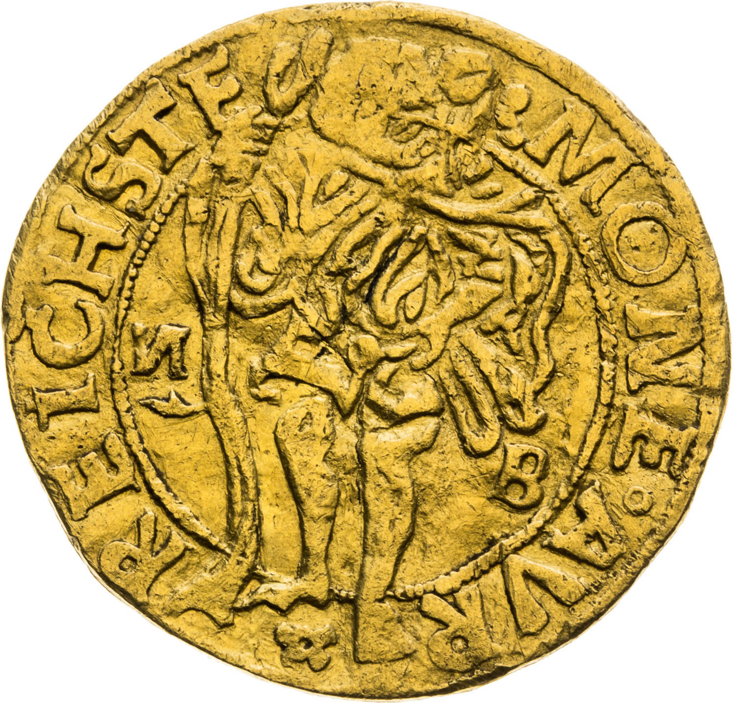 Dukát 1522 - revers