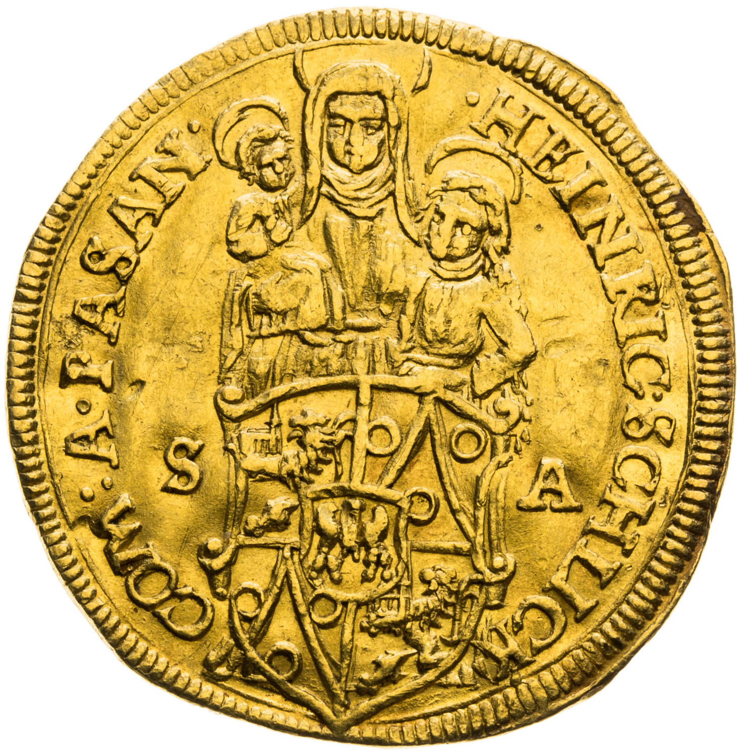 Dukát 1628 - avers