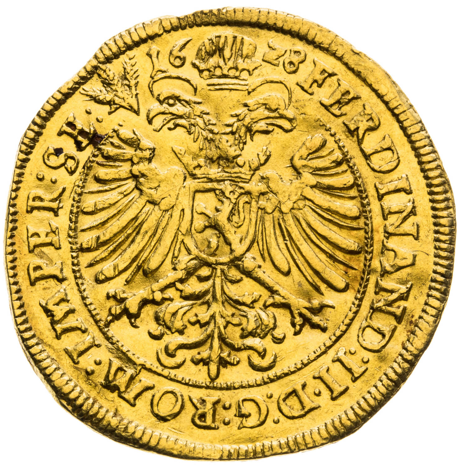 Dukát 1628 - revers