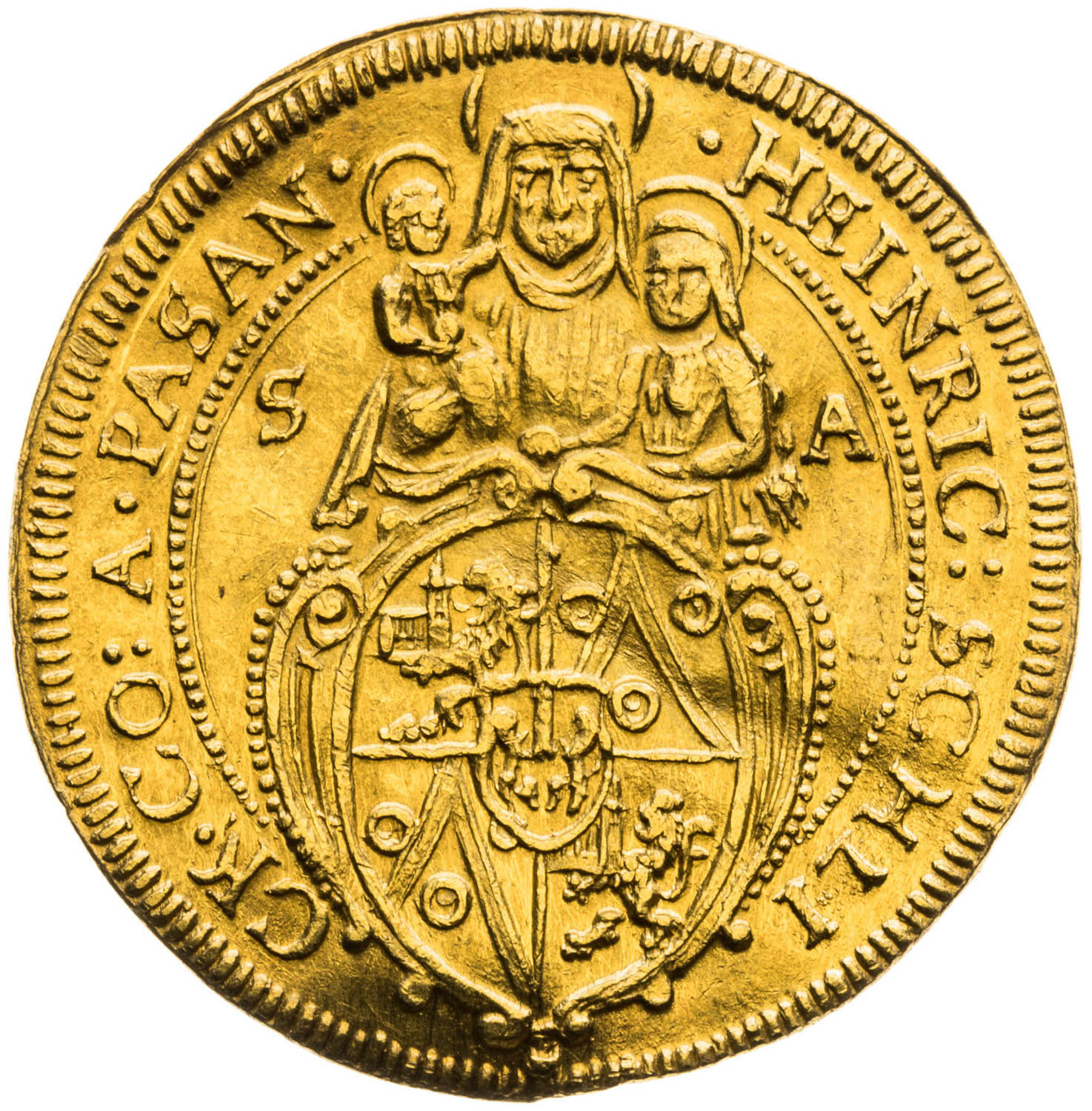 Dukát 1630 - avers
