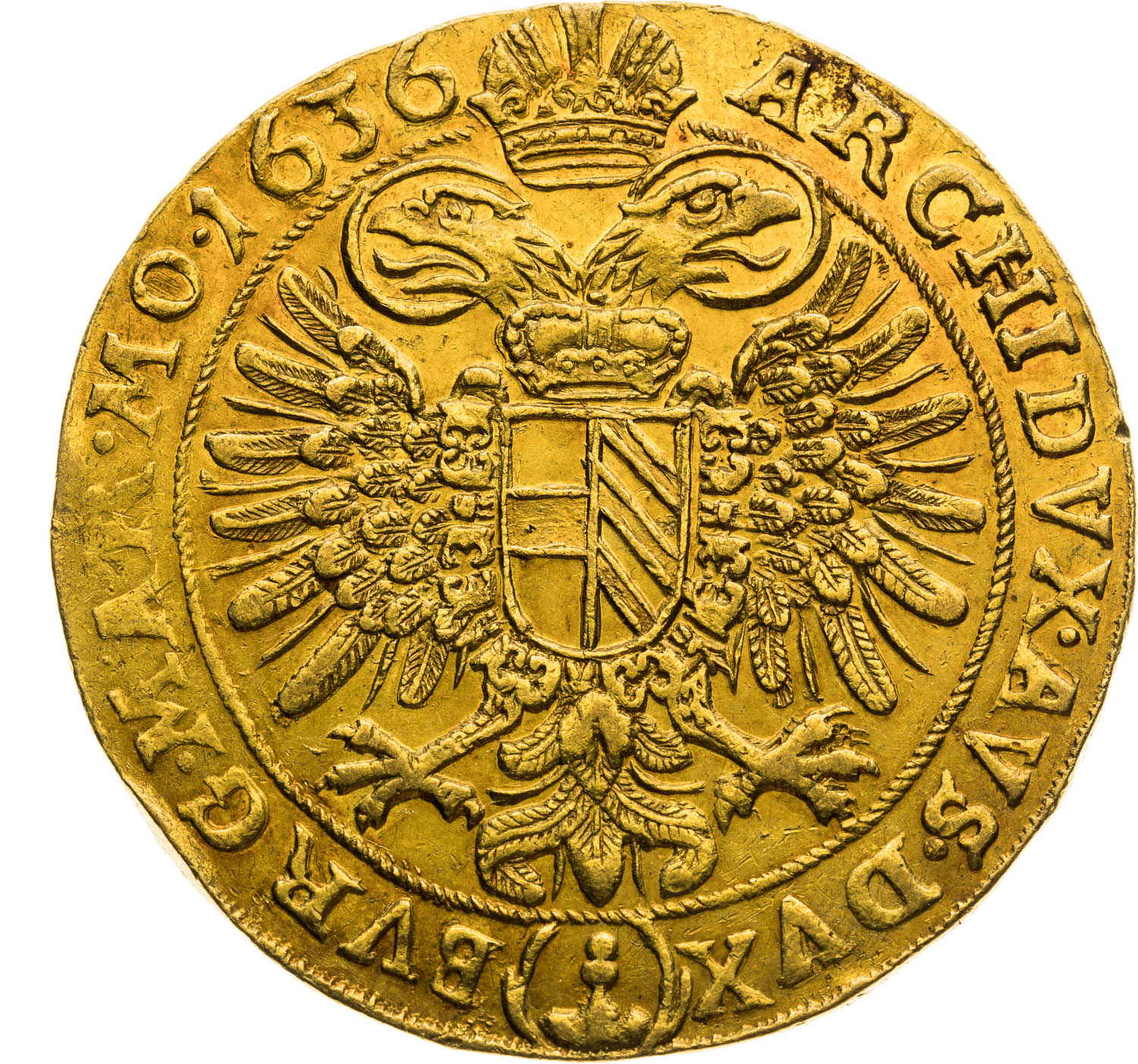 10 Ducats 1636 - back