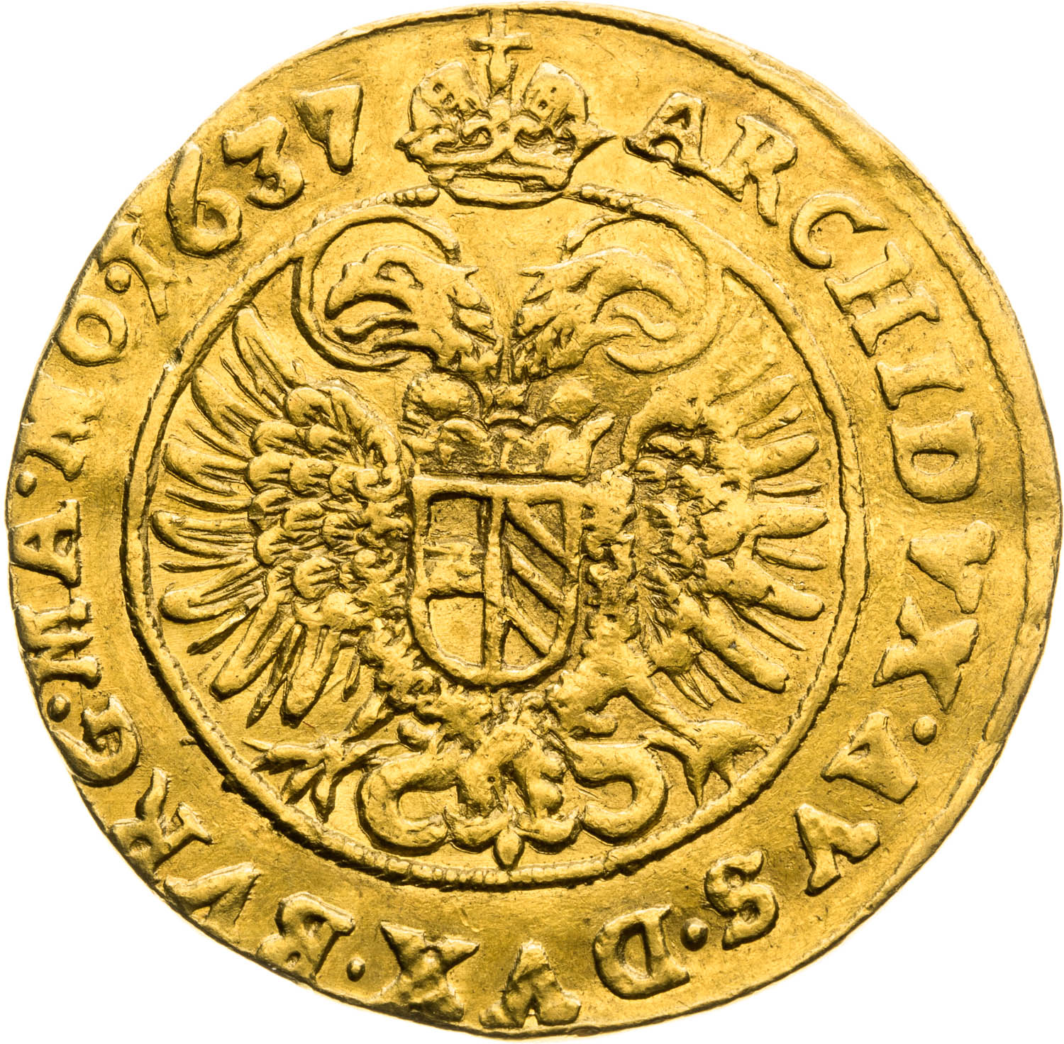 2 Ducats 1637 - back