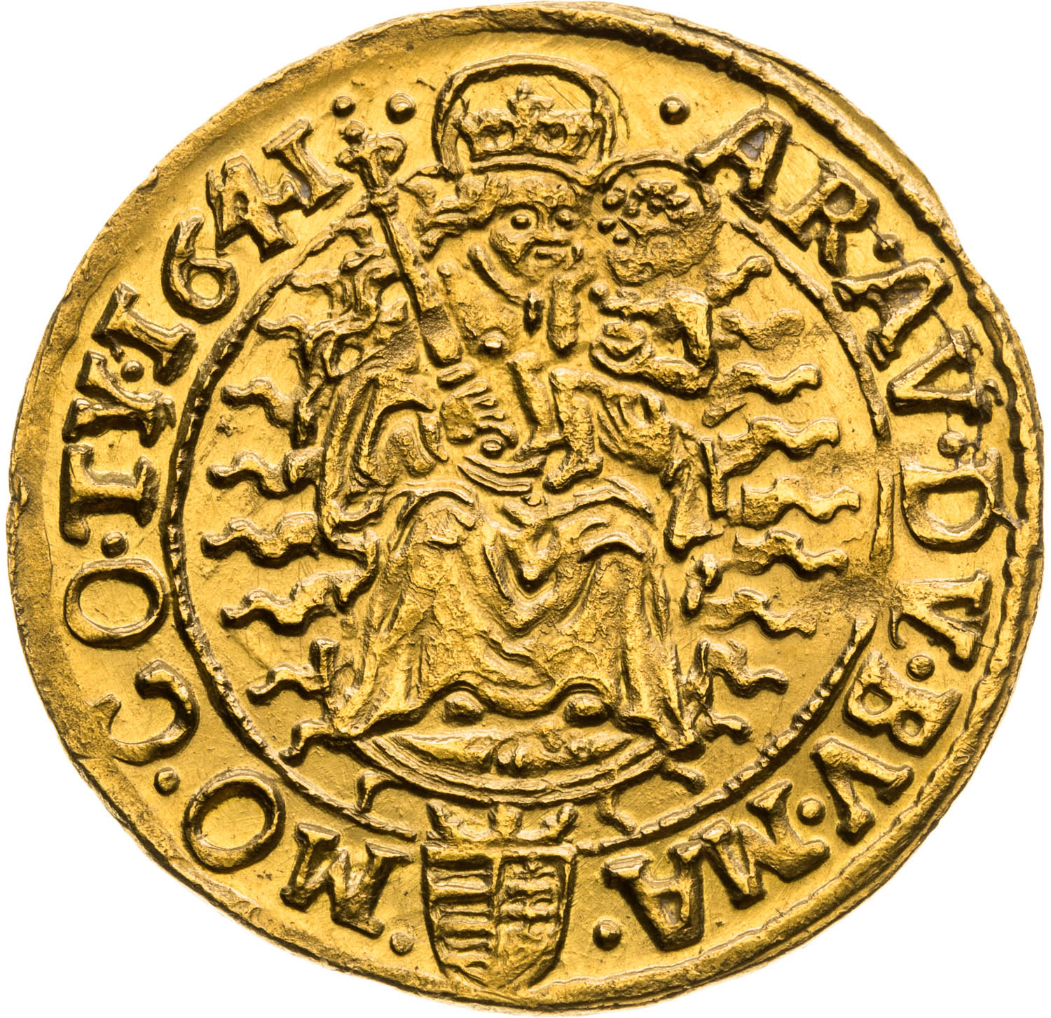 Dukát 1641 - revers