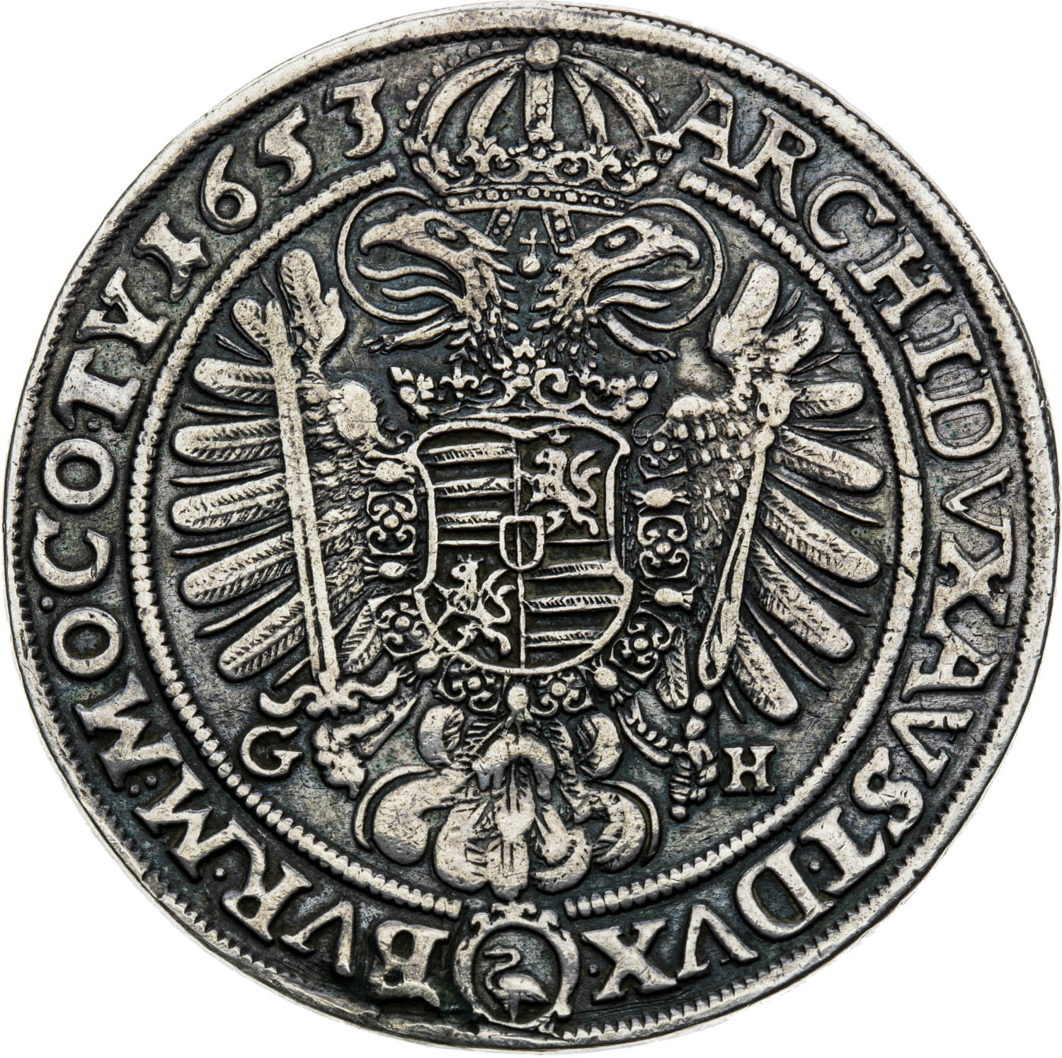 1/2 Tolar 1653 - revers