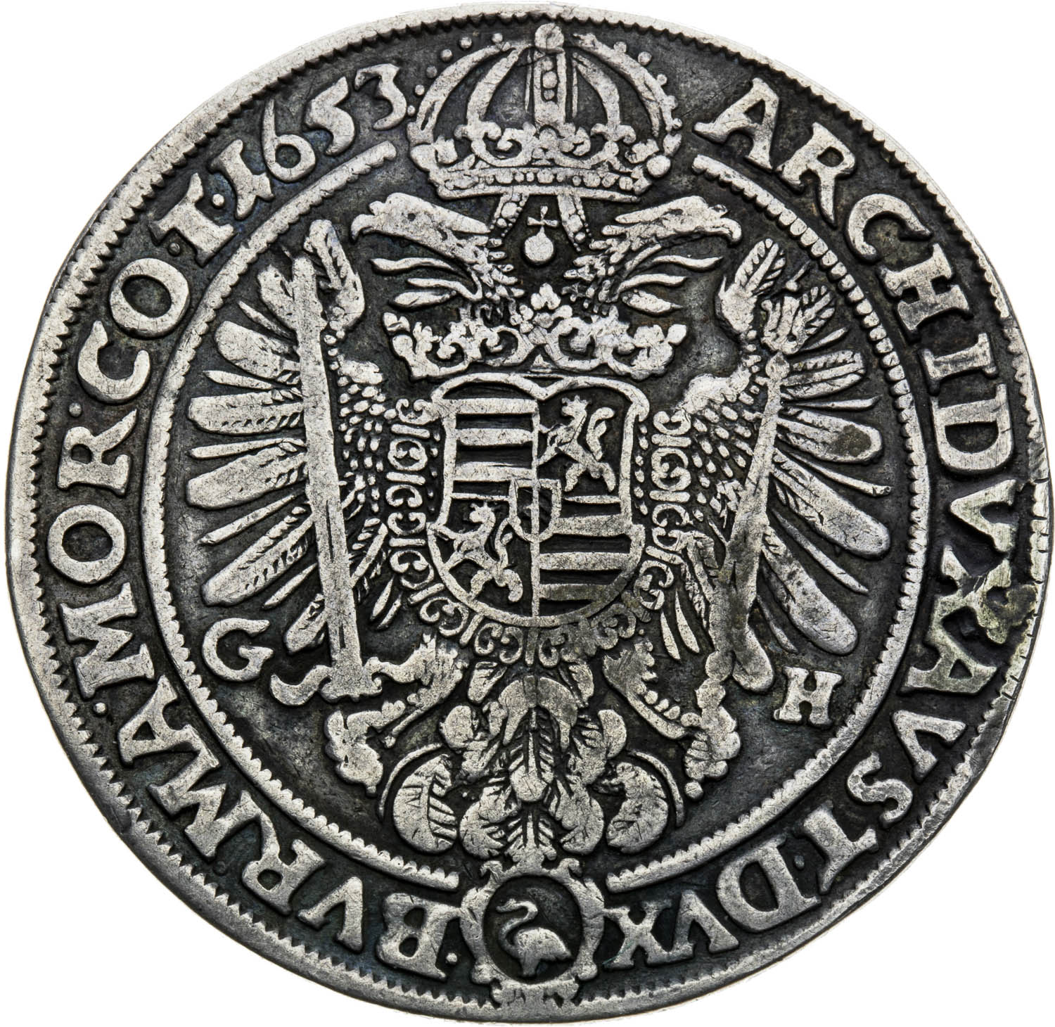 1/4 Tolar 1653 - revers