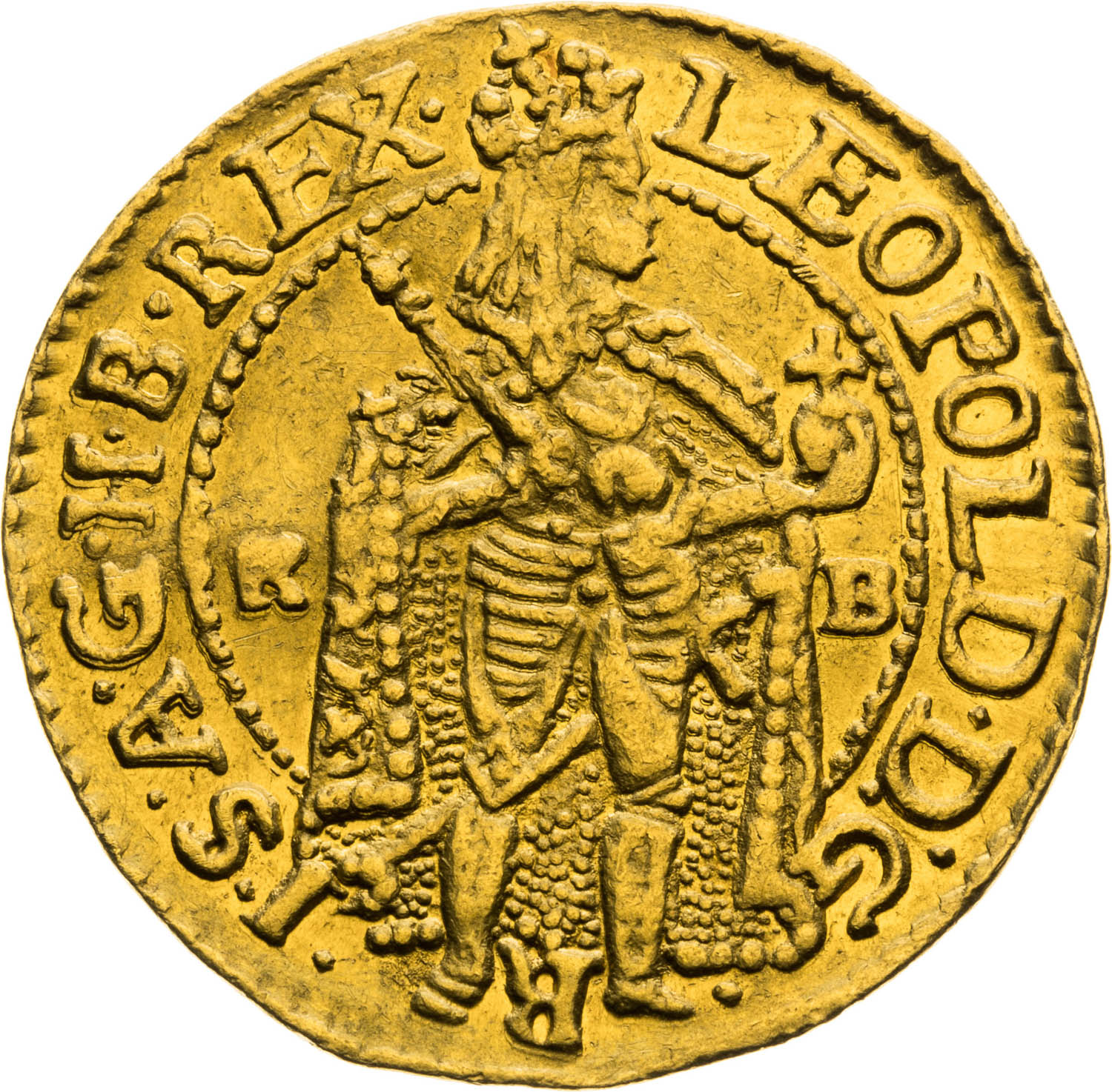 Dukát 1680 - avers