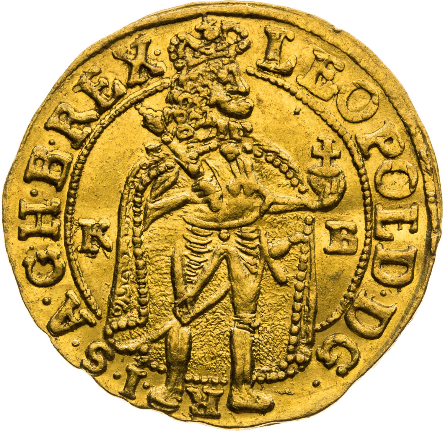 Dukát 1692 - avers