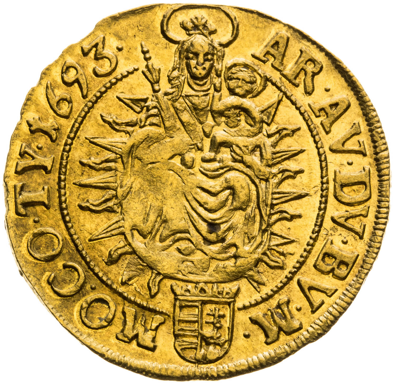 Dukát 1693 - revers