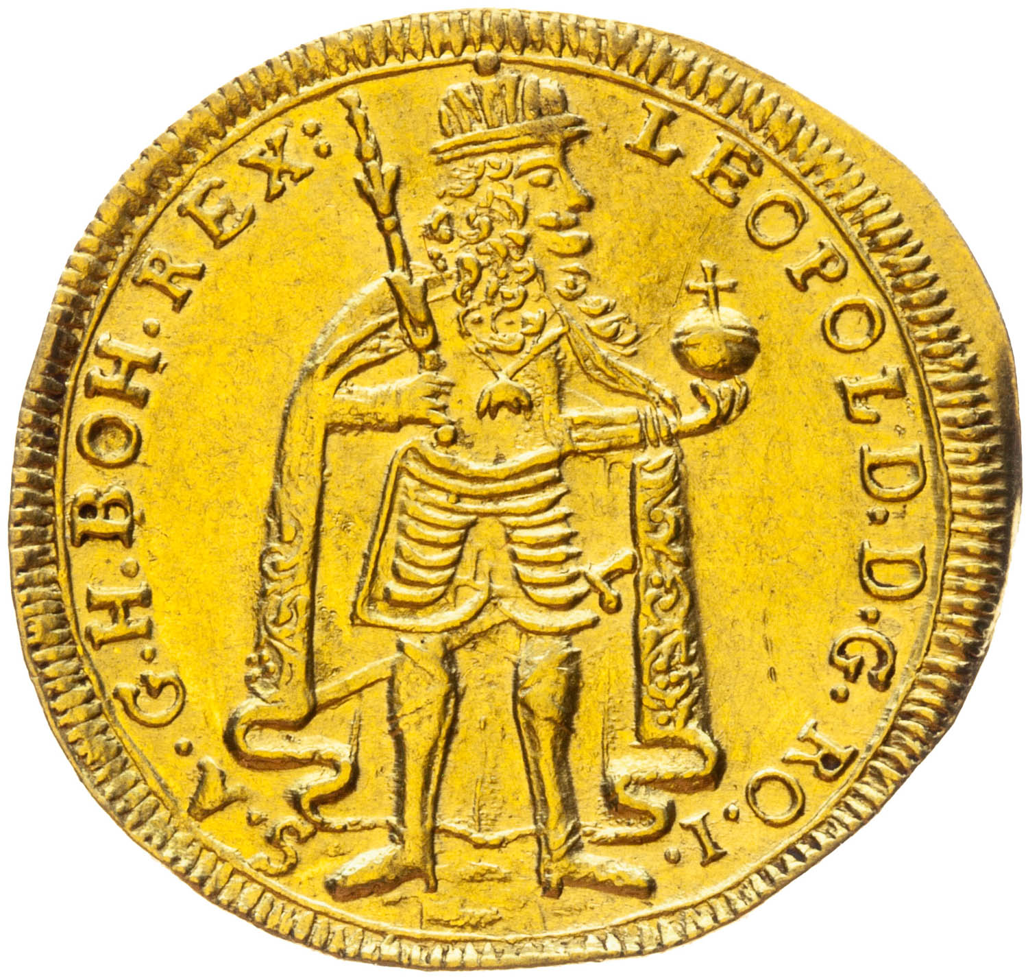 Dukát 1702 - avers