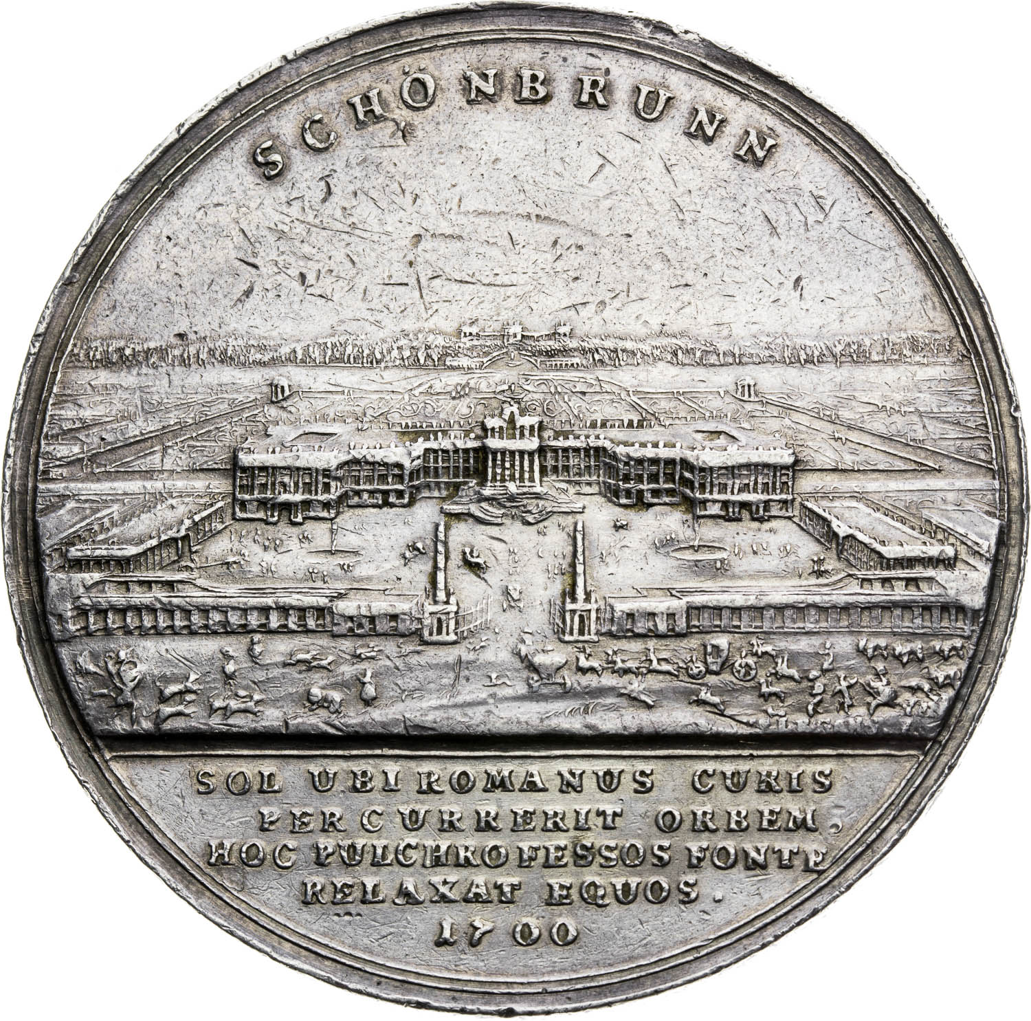 Stříbrná medaile 1700 - revers