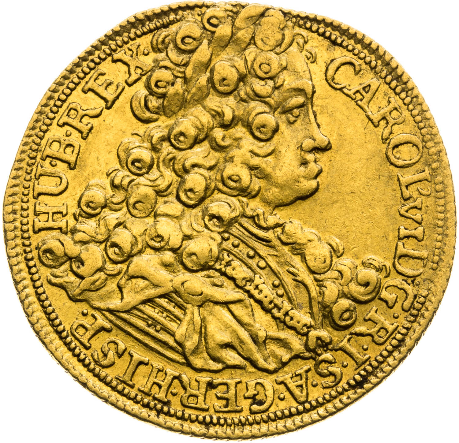 Dukát 1714 - avers