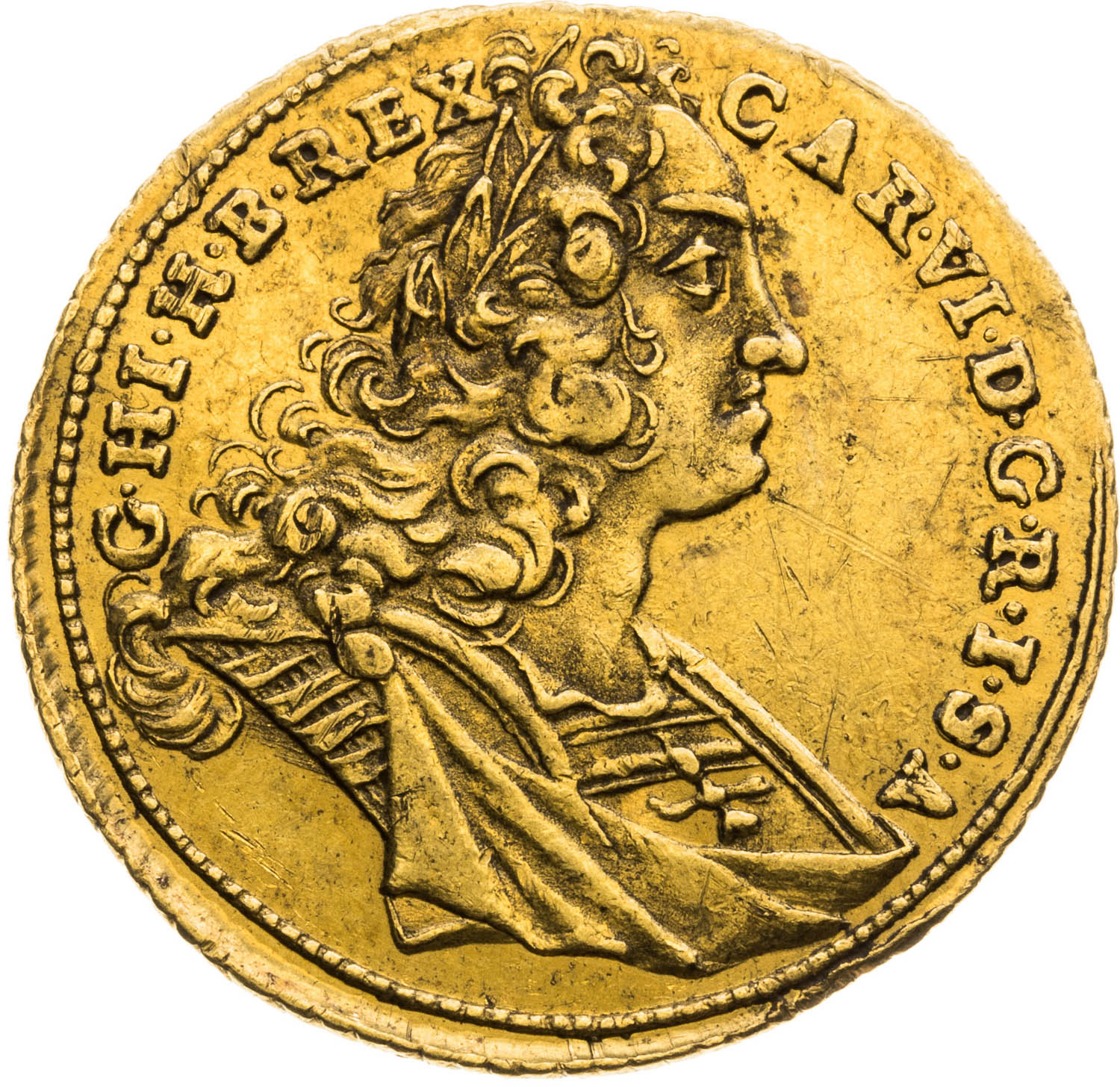 Dukát 1722 - avers