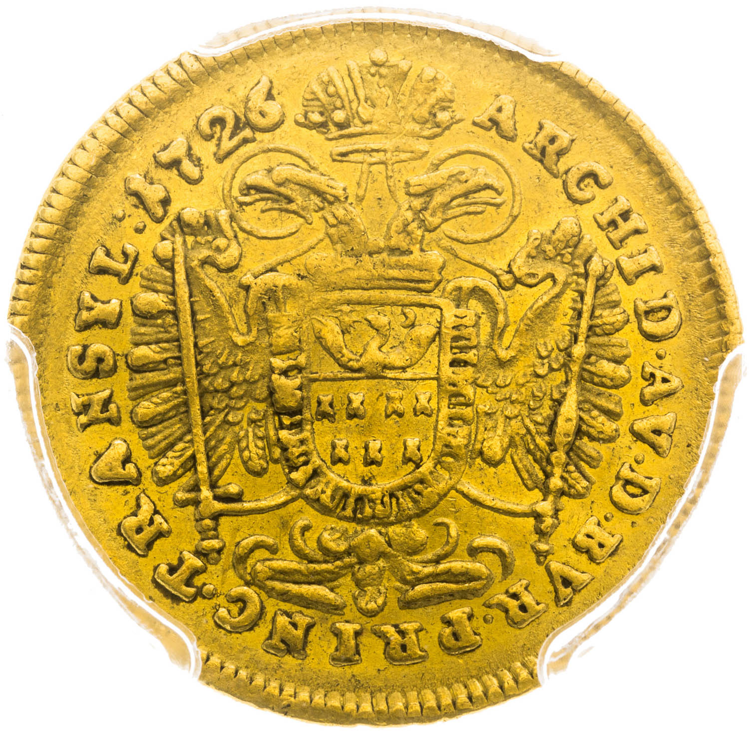 Dukát 1726 - revers