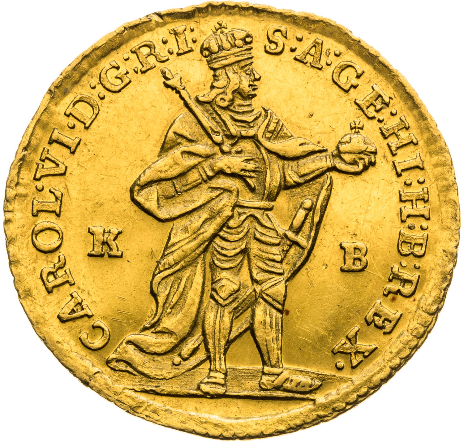 Dukát 1738 - avers
