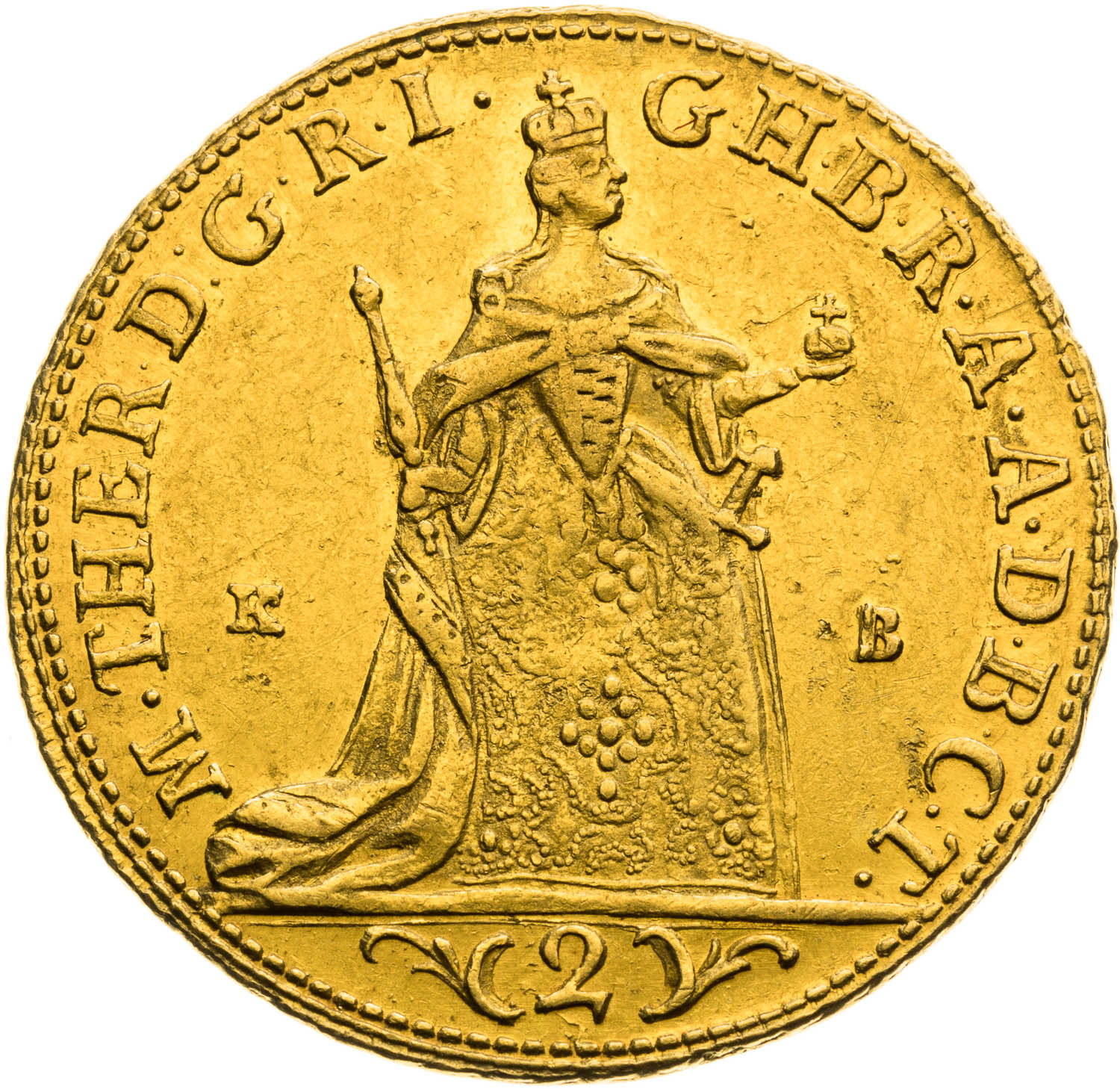 2 Ducats 1765 - front