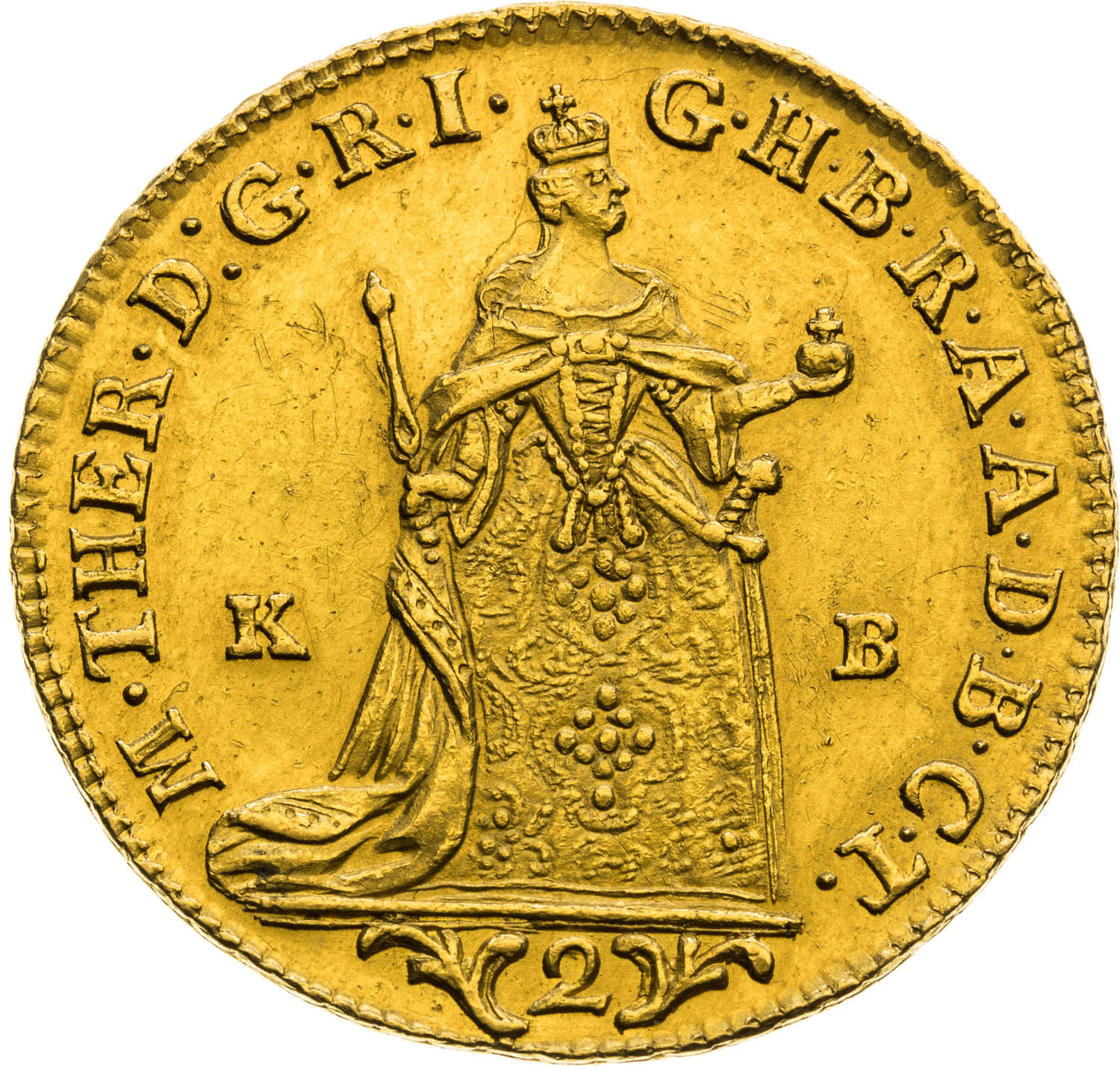 2 Dukát 1765 - averz