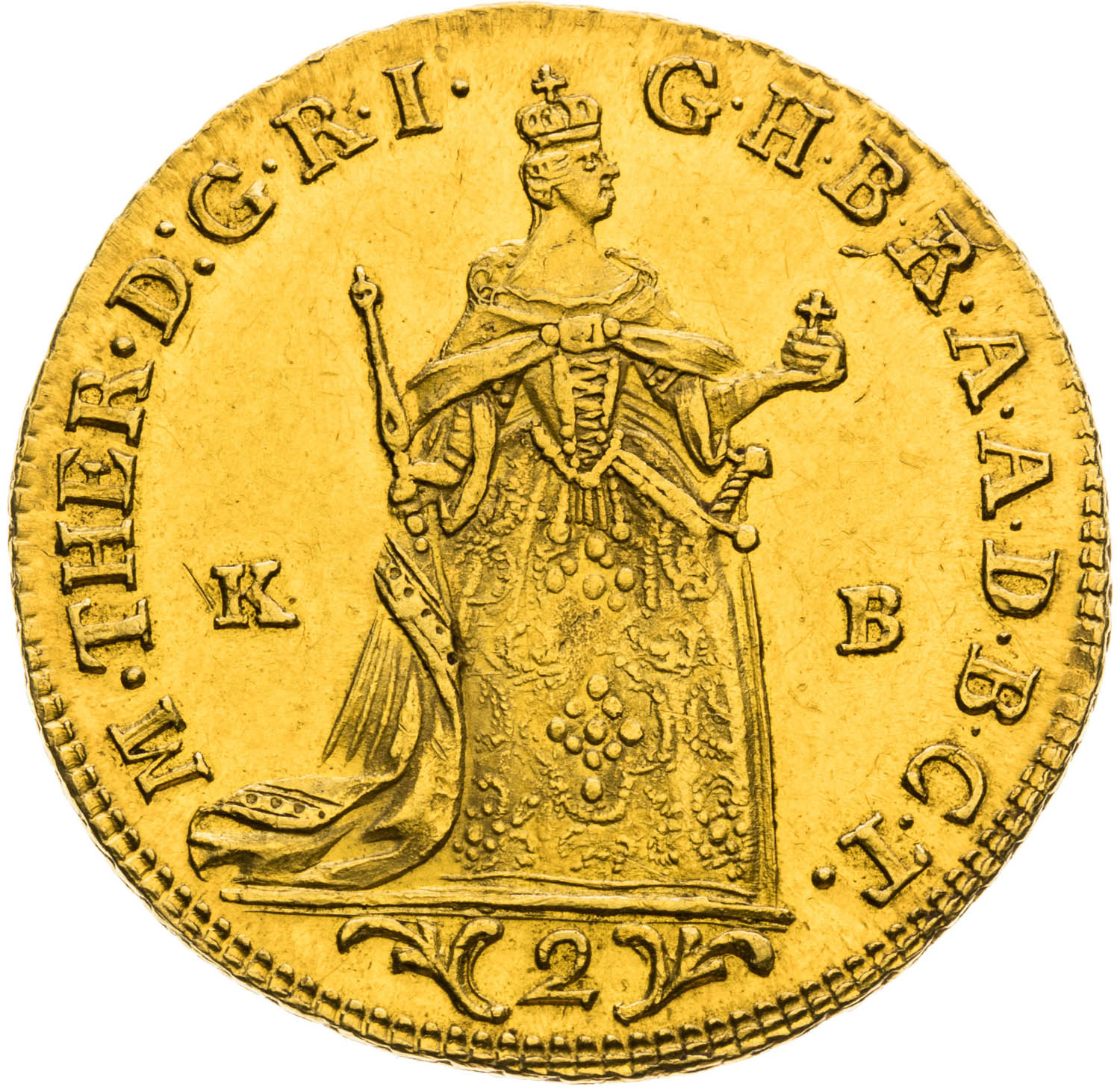 2 Dukát 1765 - averz