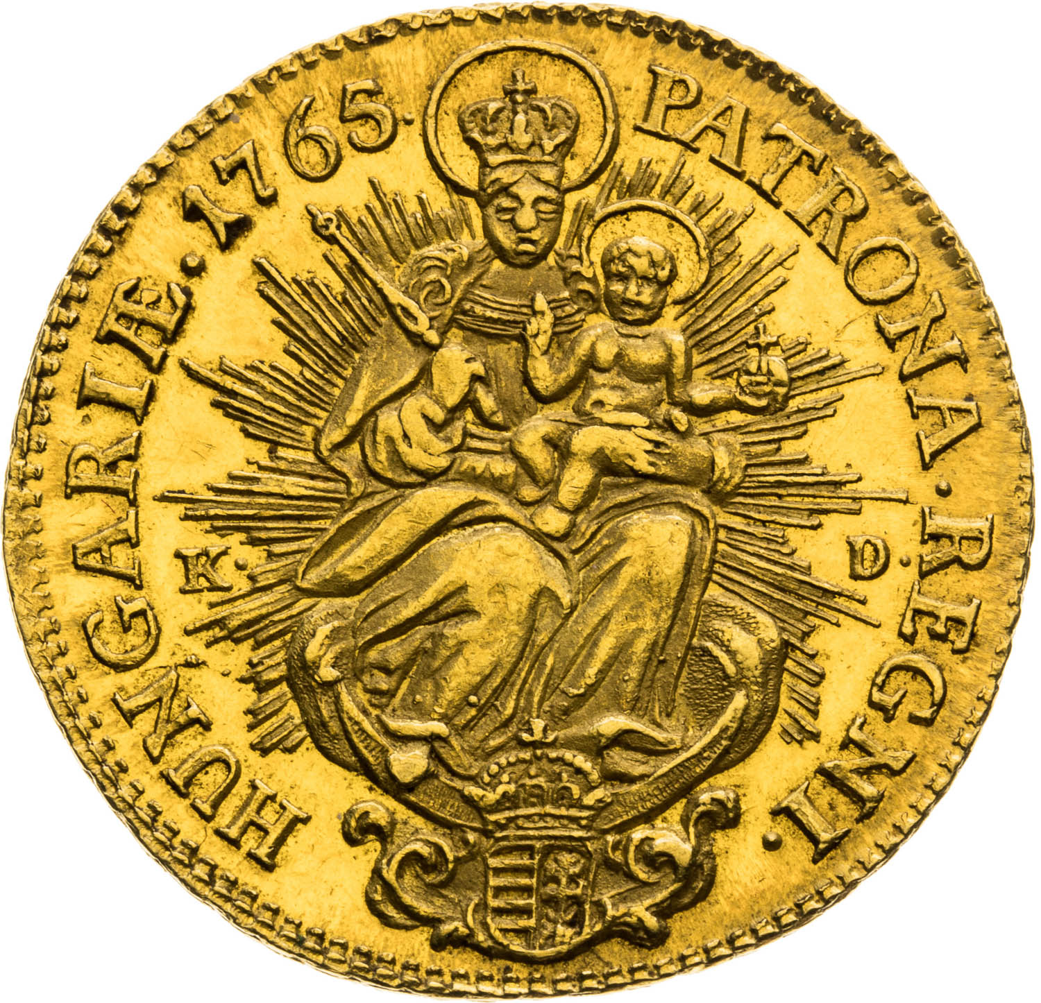 2 Dukát 1765 - reverz