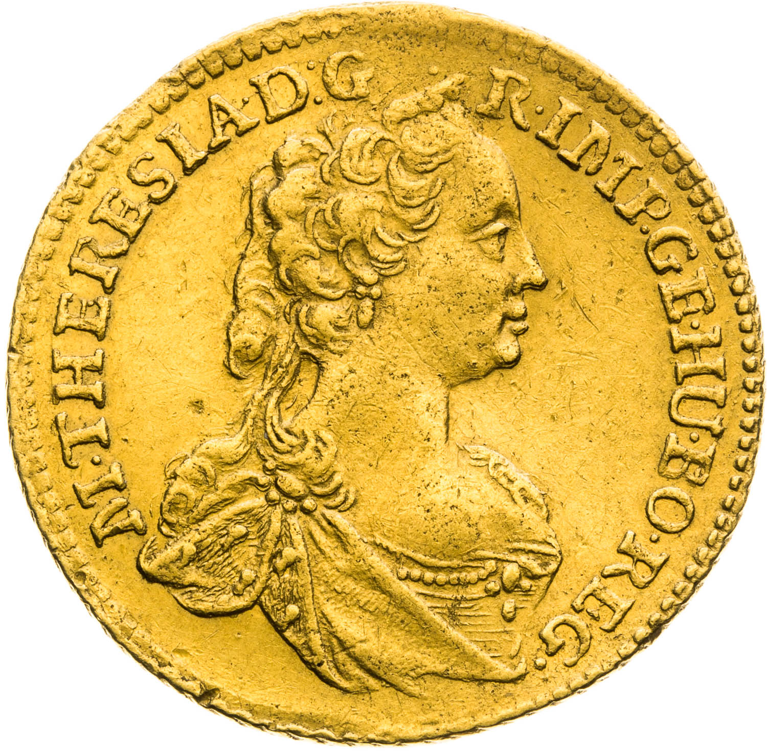 Dukát 1759 - averz