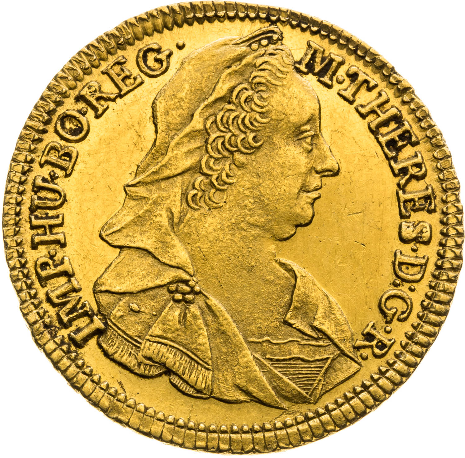 Dukát 1770 - averz