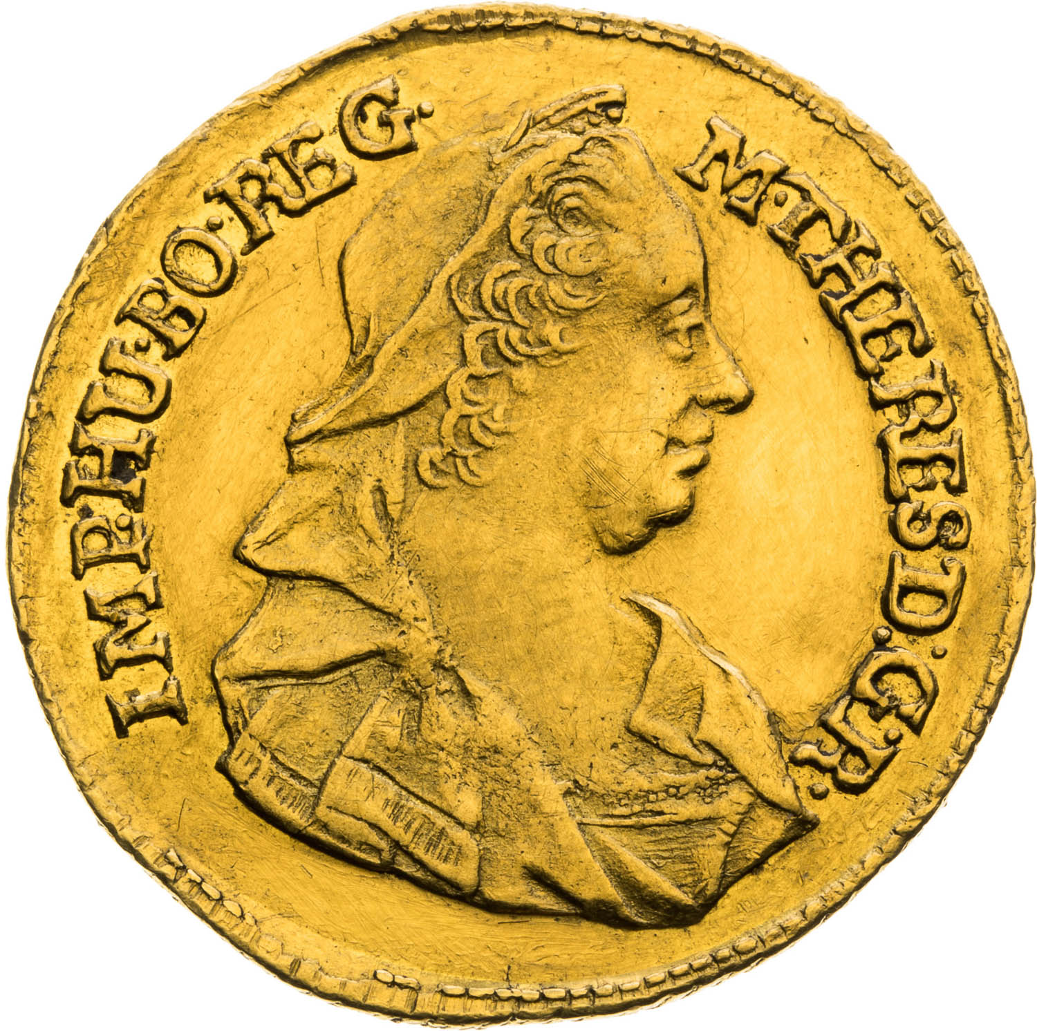 Dukát 1771 - averz
