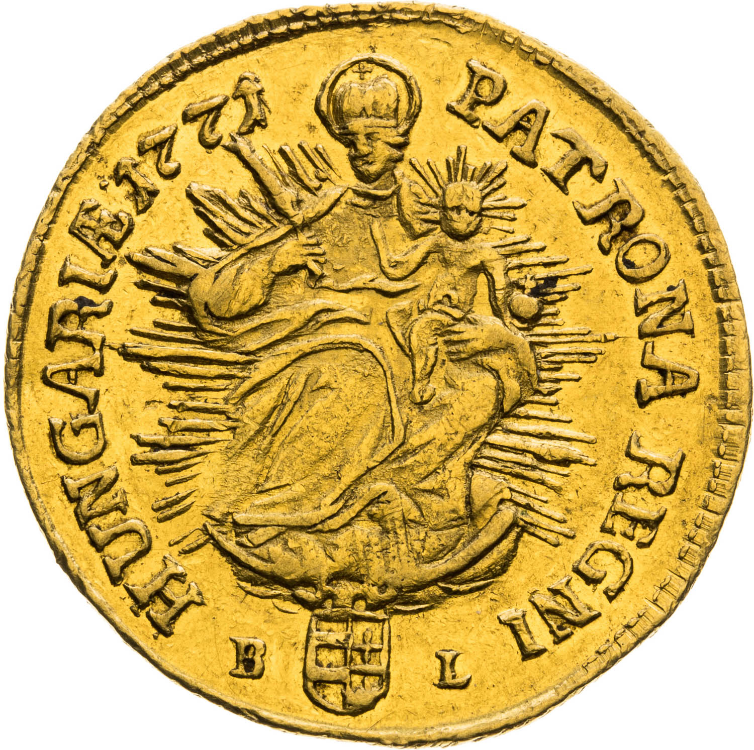 Dukát 1771 - reverz