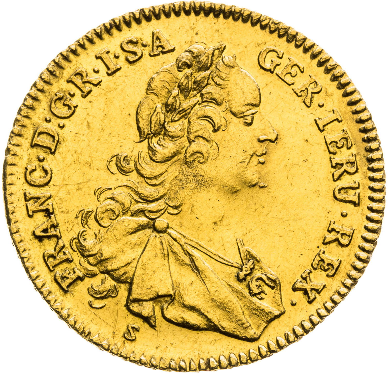 Dukát 1750 - averz