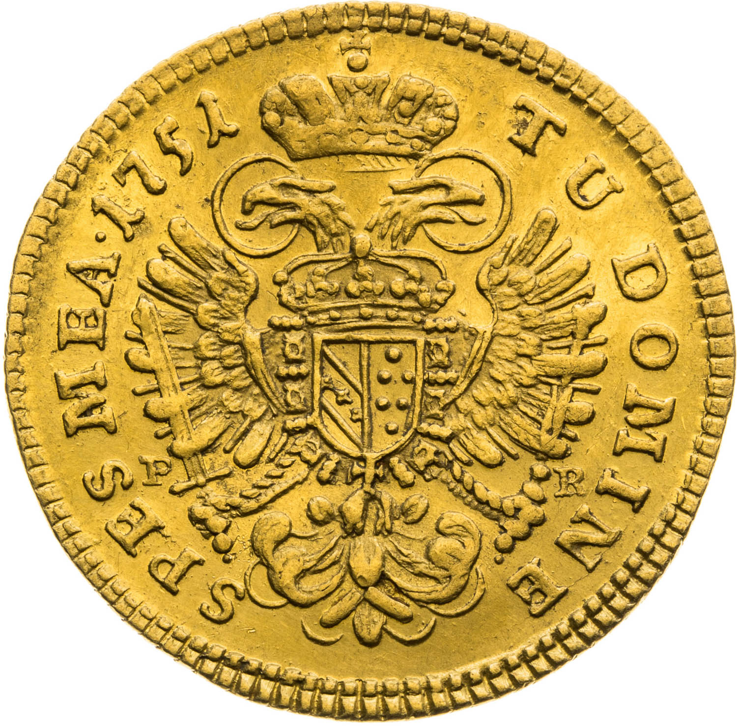 Ducat 1751 - back