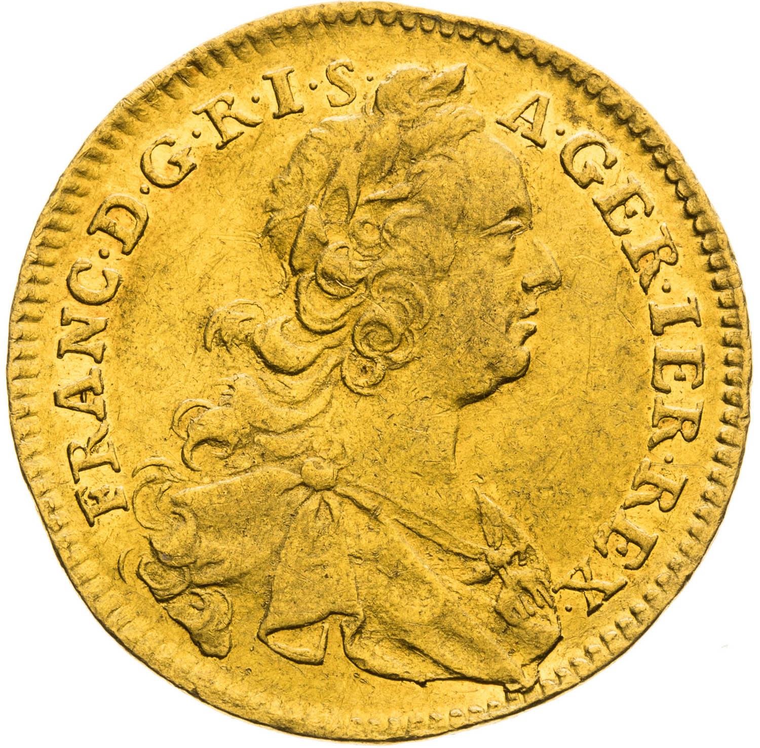 Ducat 1757 - front