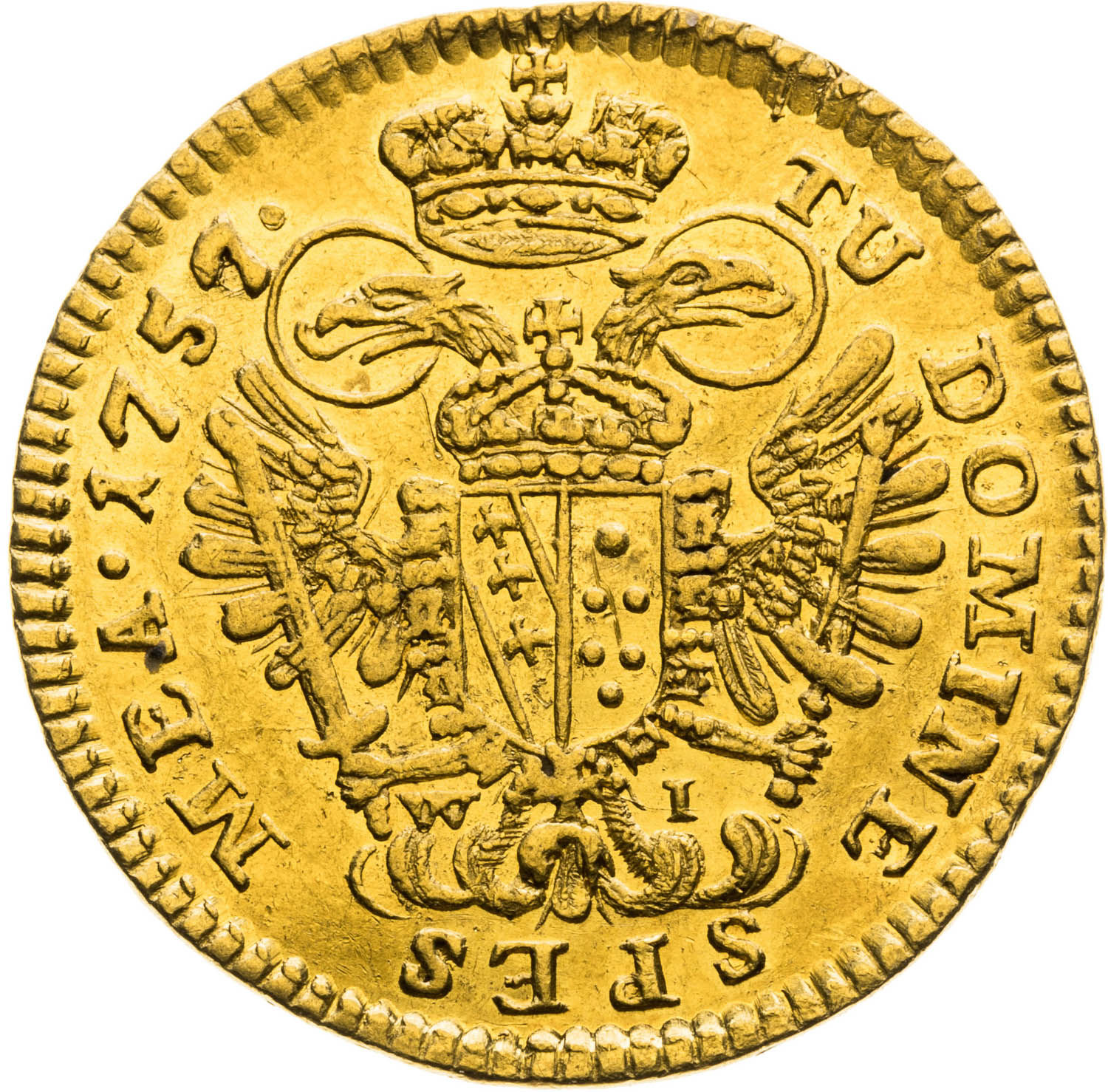 Ducat 1757 - back