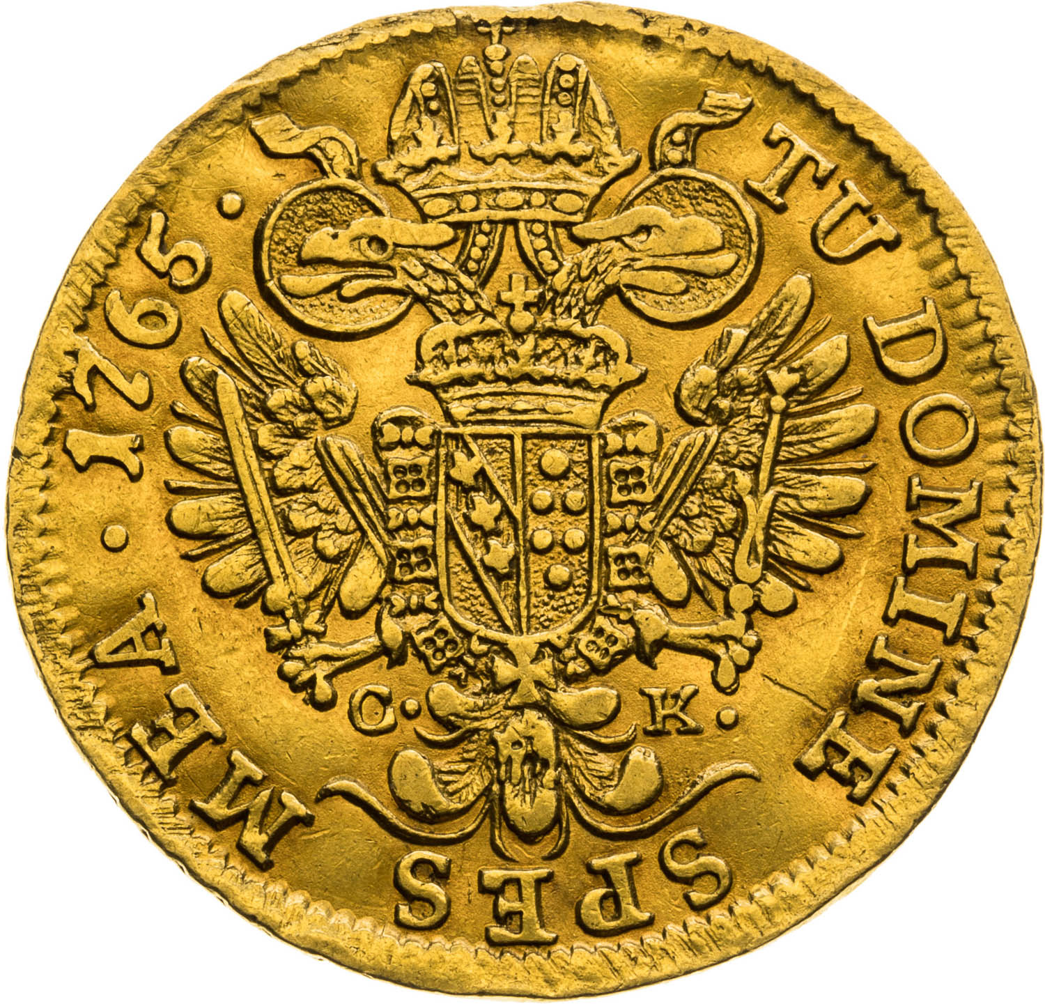 Ducat 1765 - back