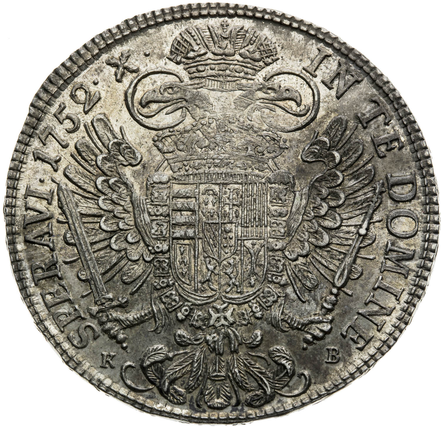 Thaler 1752 - back