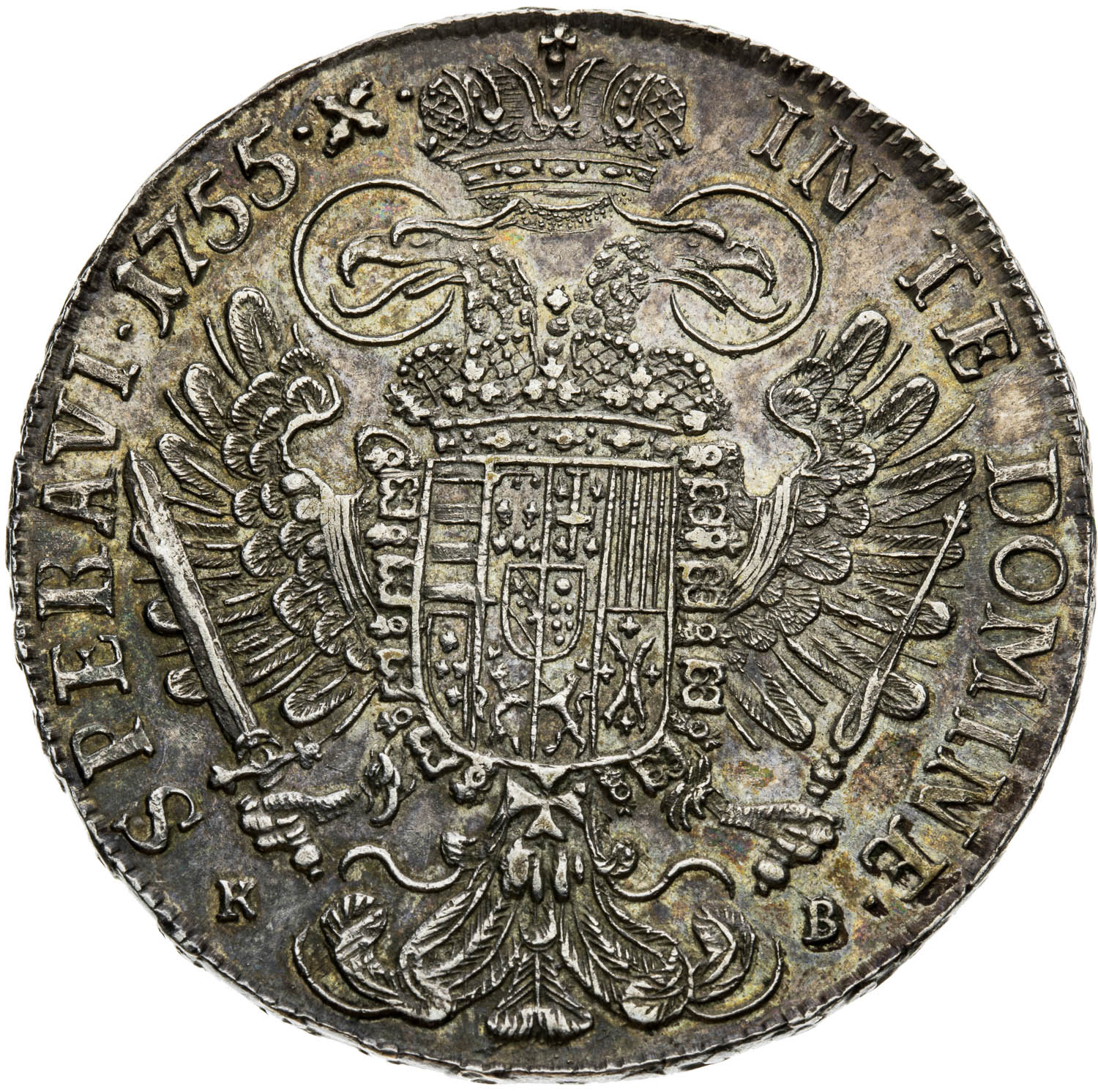 Thaler 1755 - back